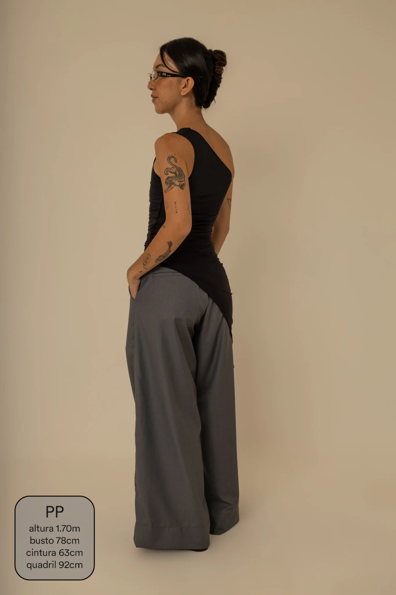 blusa assimétrica longa chefa - Image 19