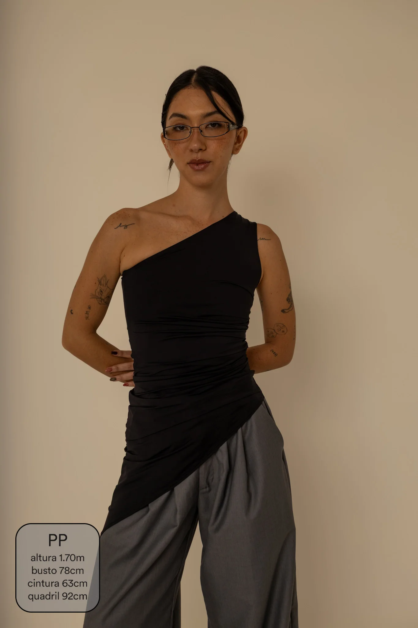 blusa assimétrica longa chefa - Image 25