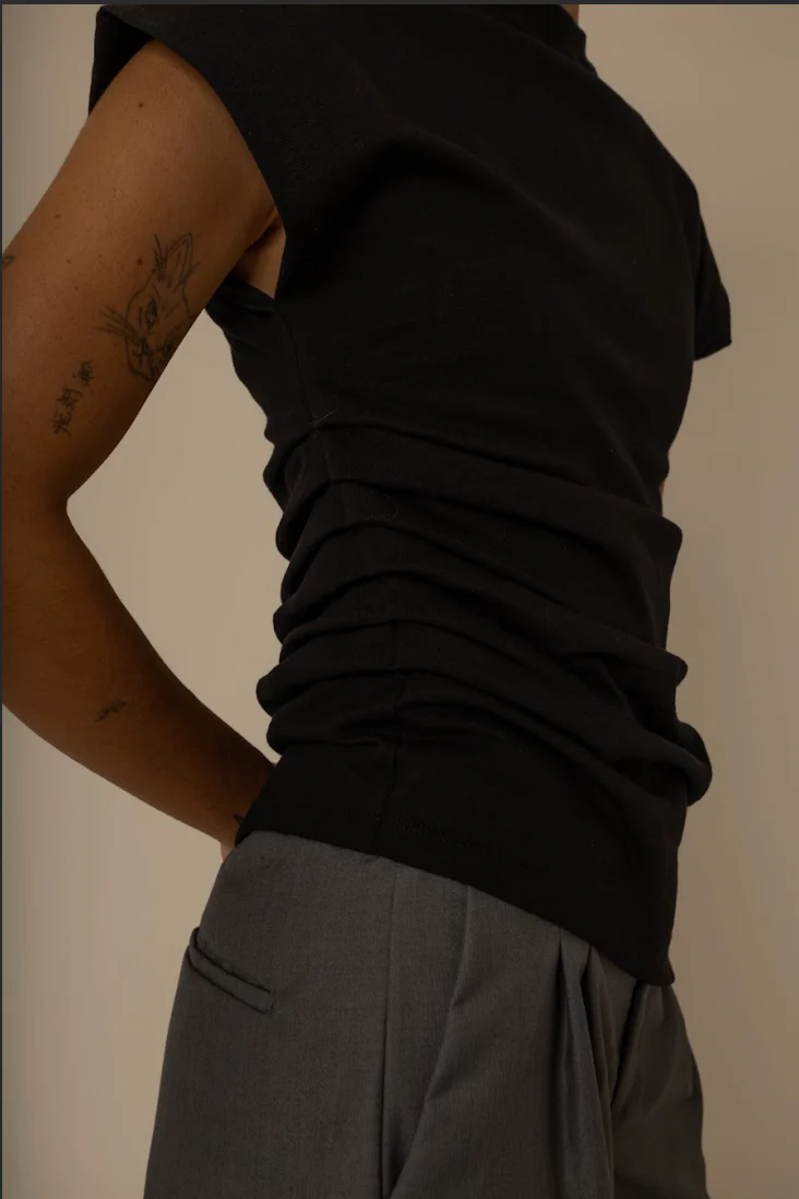 blusa assimétrica manguinha chefa - Image 10