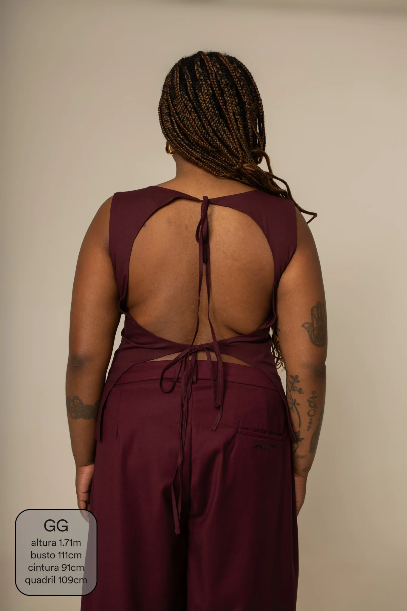 blusa costas abertas collab frida & lela - Image 4