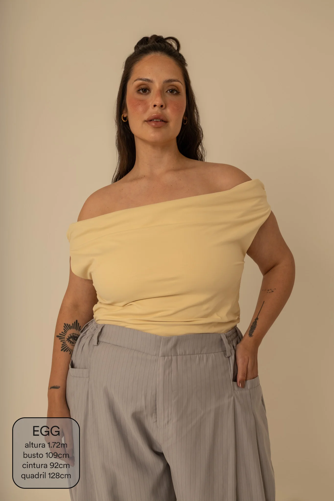 blusa ombro a ombro clássica - Image 10