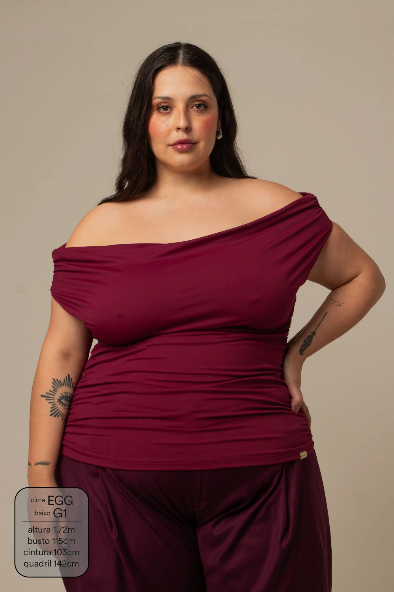 blusa ombro a ombro clássica - Image 18