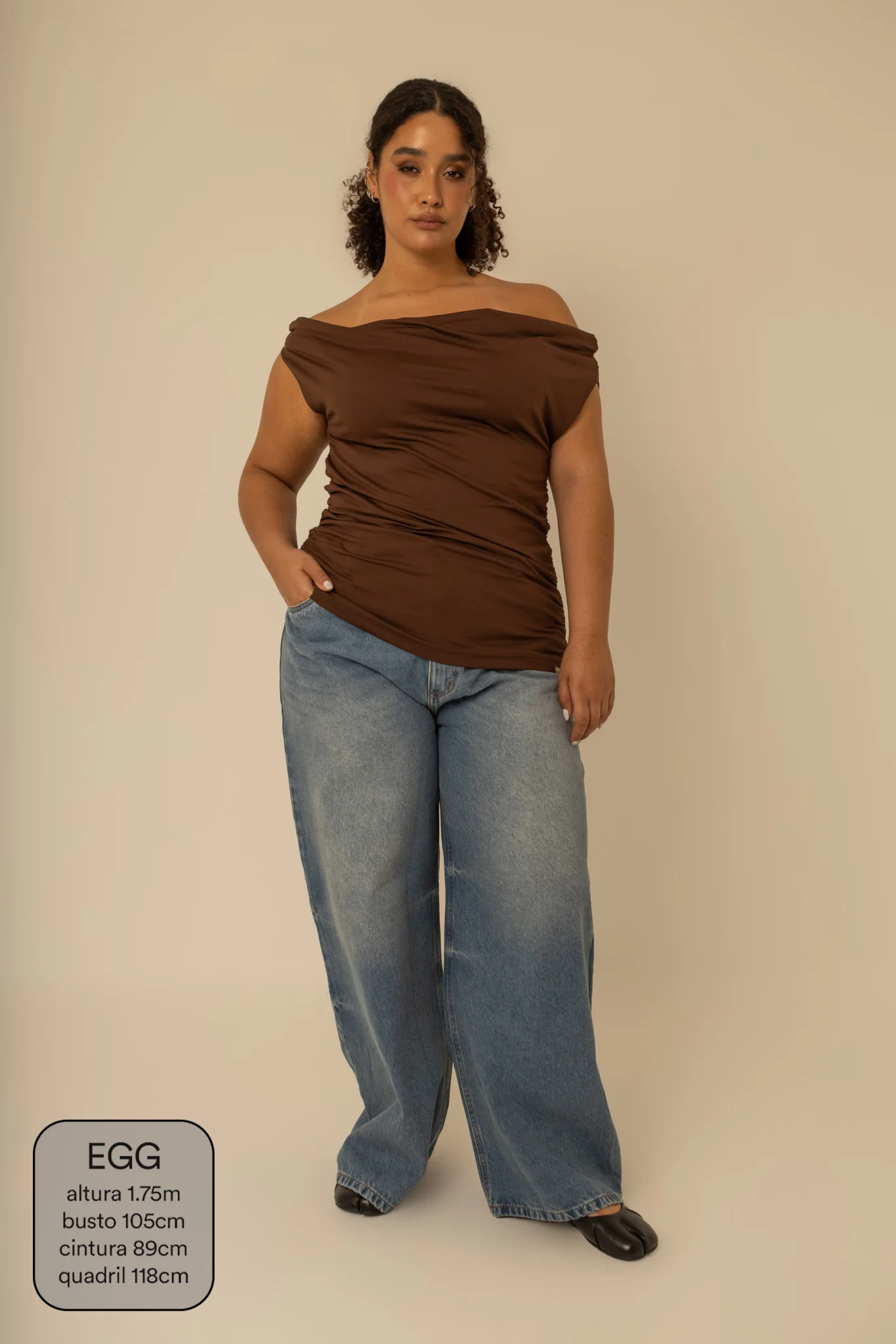 blusa ombro a ombro clássica - Image 19