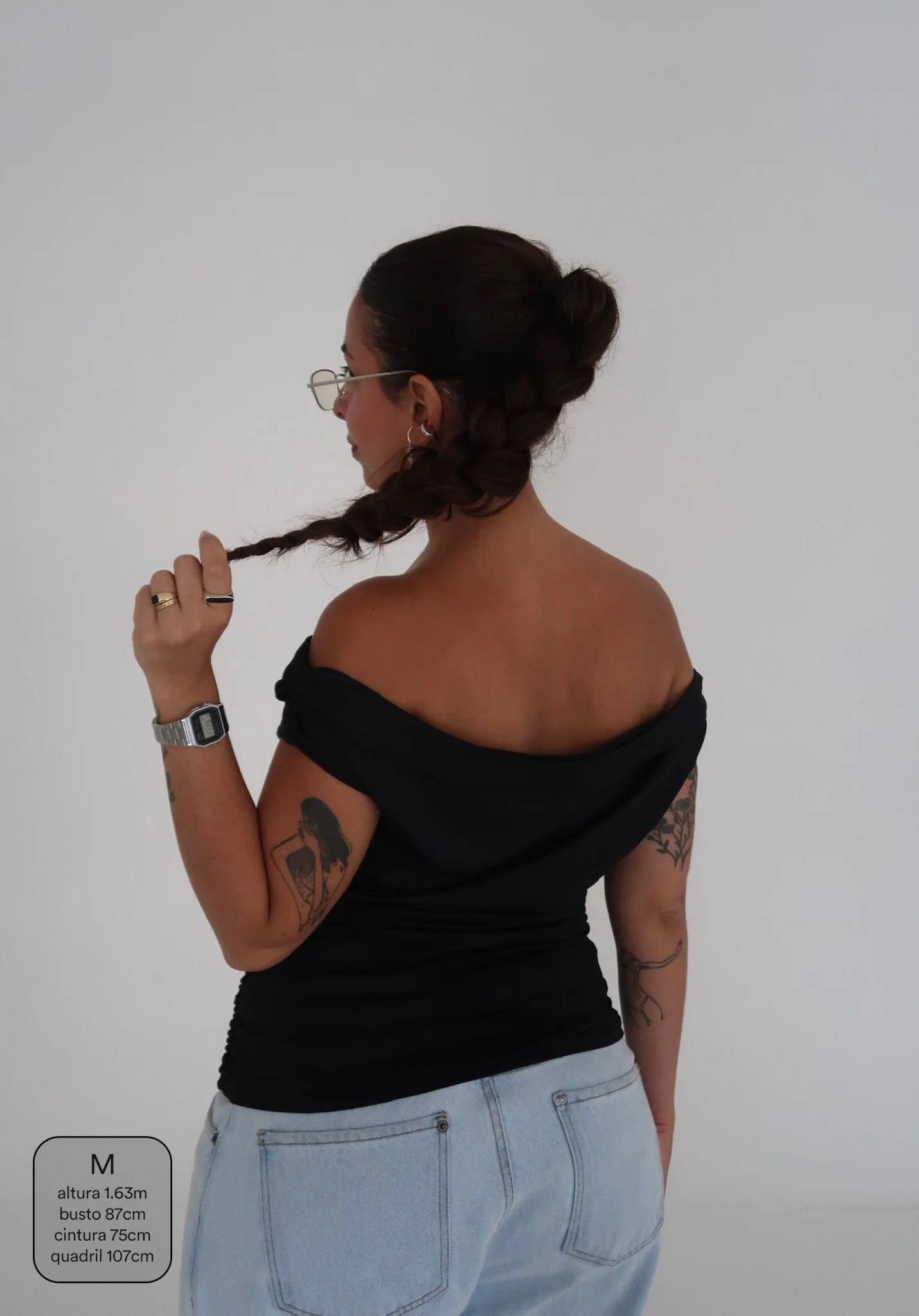 blusa ombro a ombro clássica - Image 22