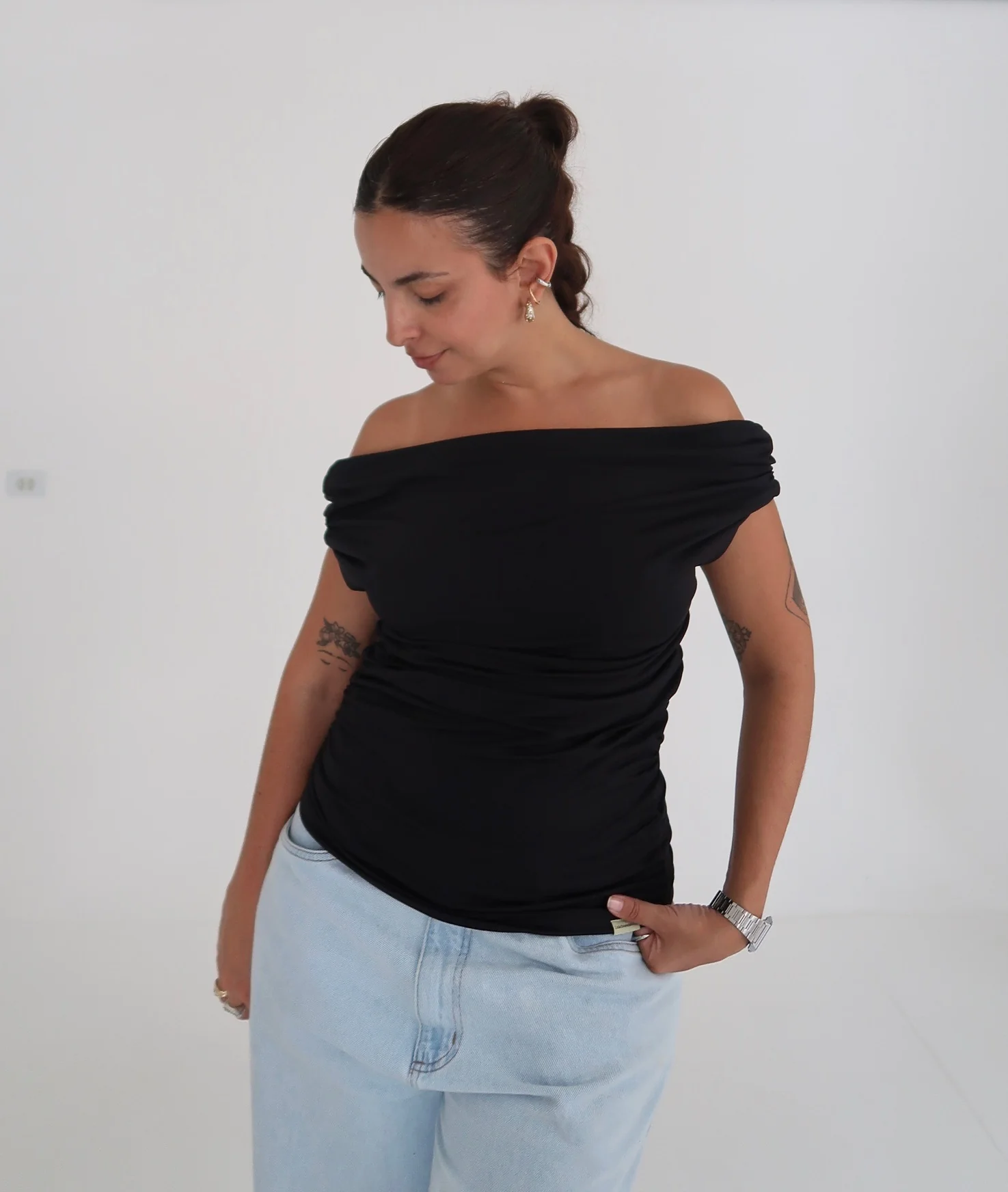 blusa ombro a ombro clássica - Image 24