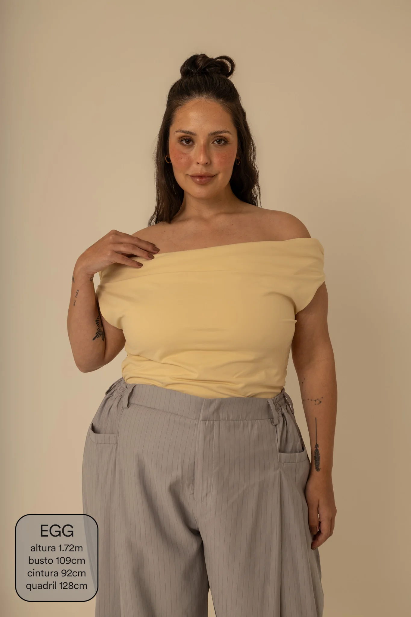 blusa ombro a ombro clássica - Image 5