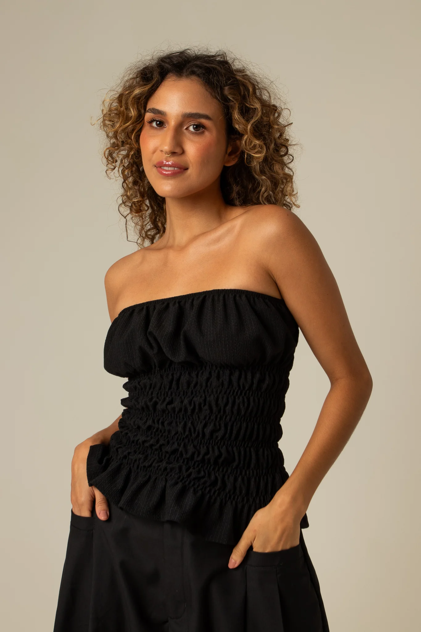 blusa rancho | blusa sem alças lastex - Image 21