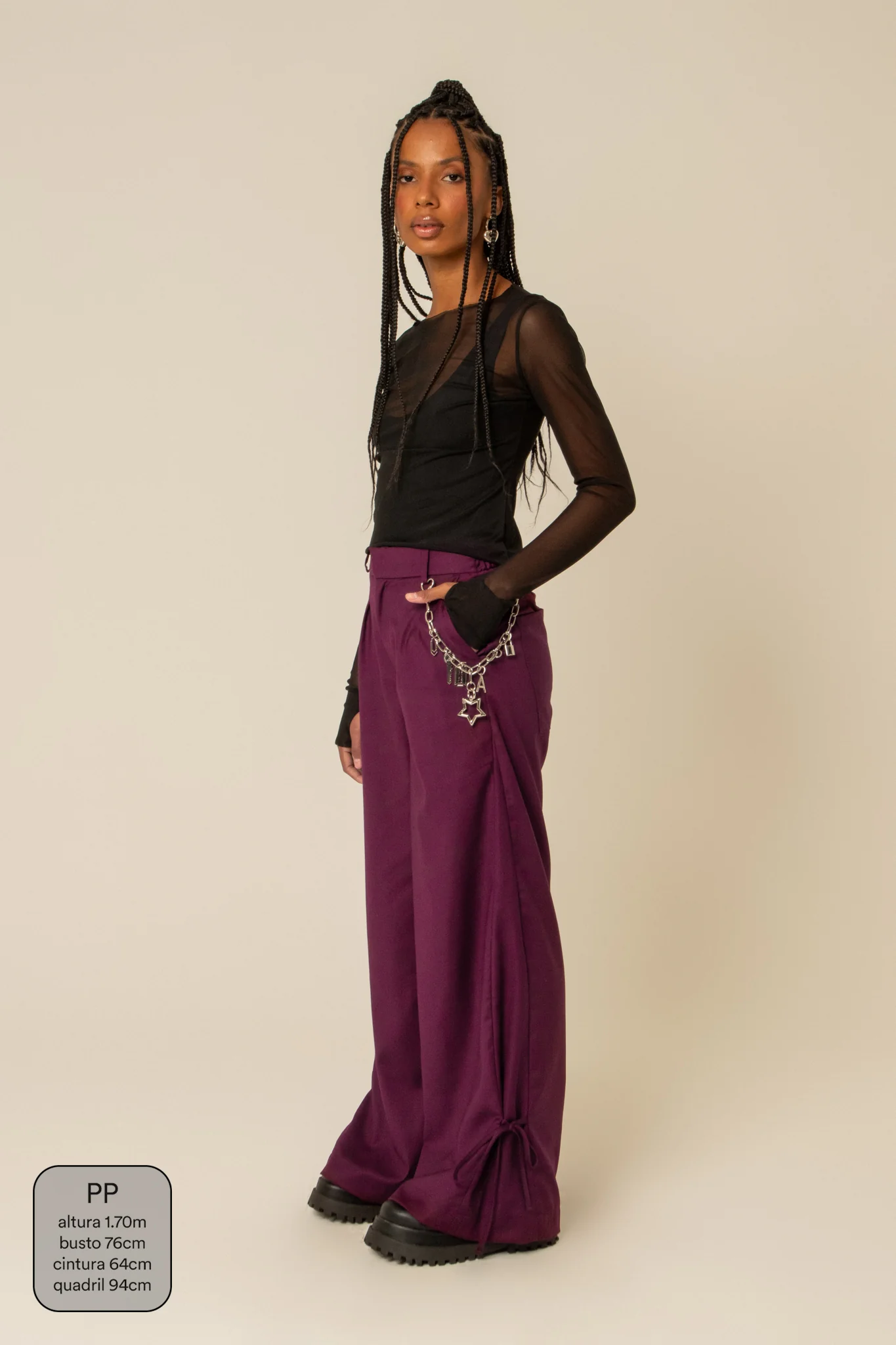 calça alfaiataria laço - Image 12