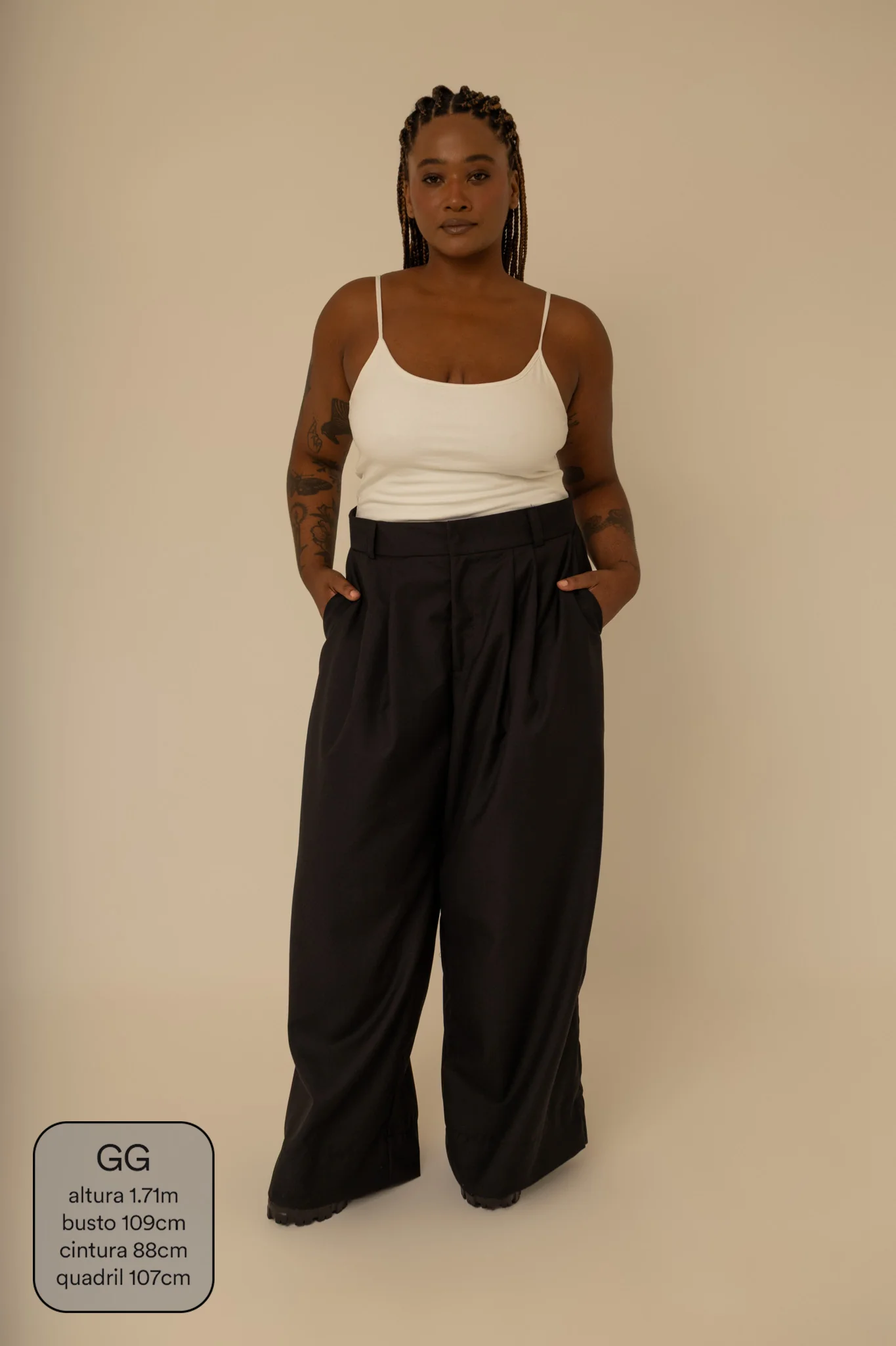 calça alfaiataria ajustável chefa - Image 11