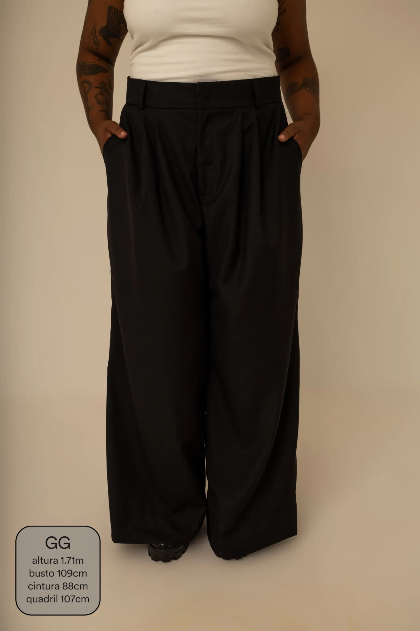calça alfaiataria ajustável chefa - Image 16