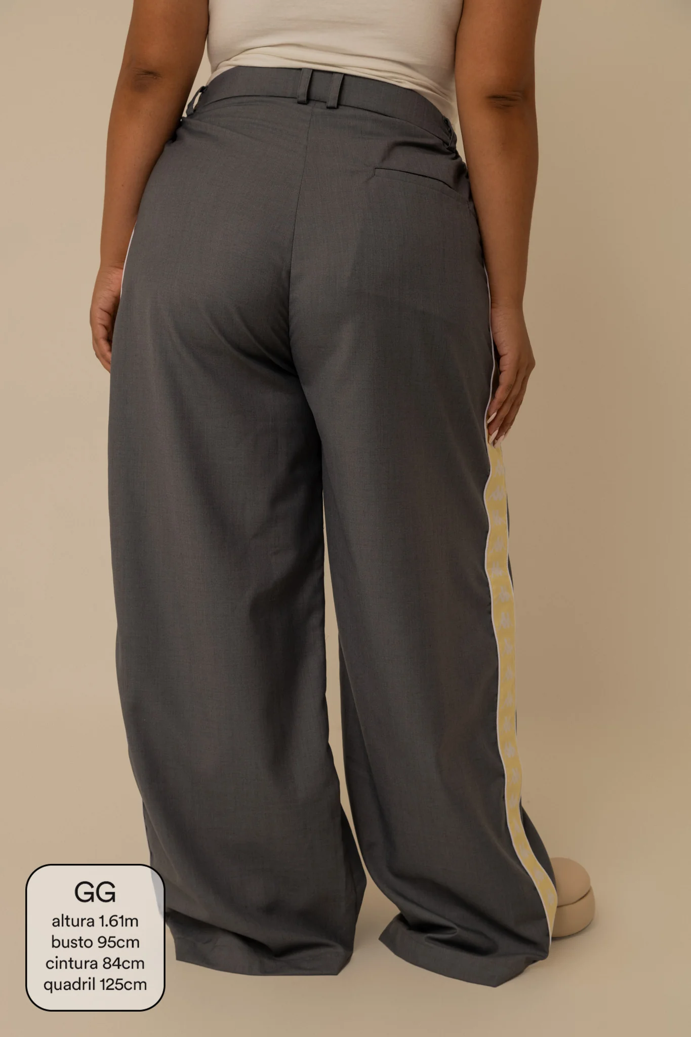 calça alfaiataria lela & kappa | calça feminina de alfaiataria wide leg - Image 11