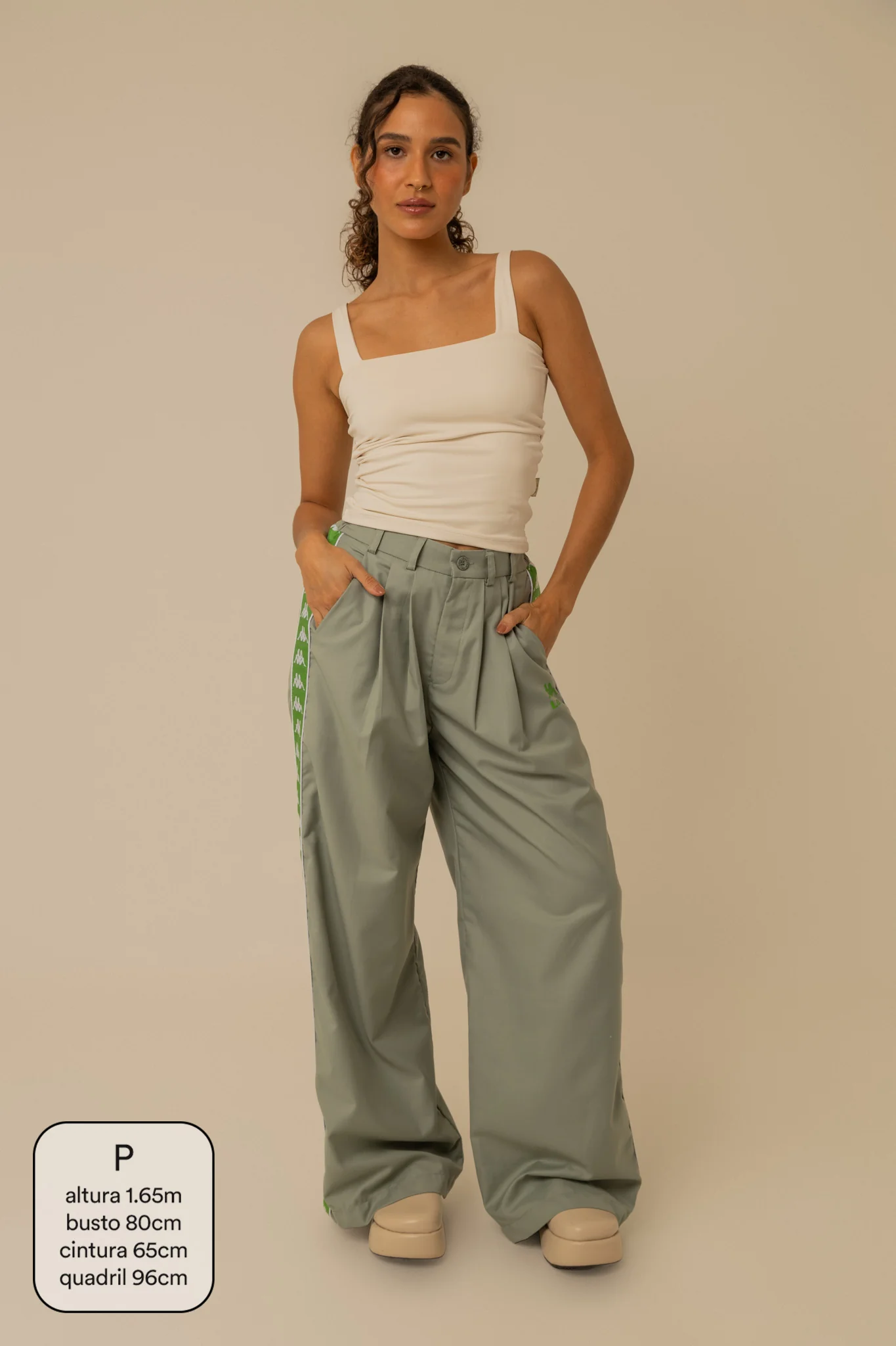 calça alfaiataria lela & kappa | calça feminina de alfaiataria wide leg - Image 4