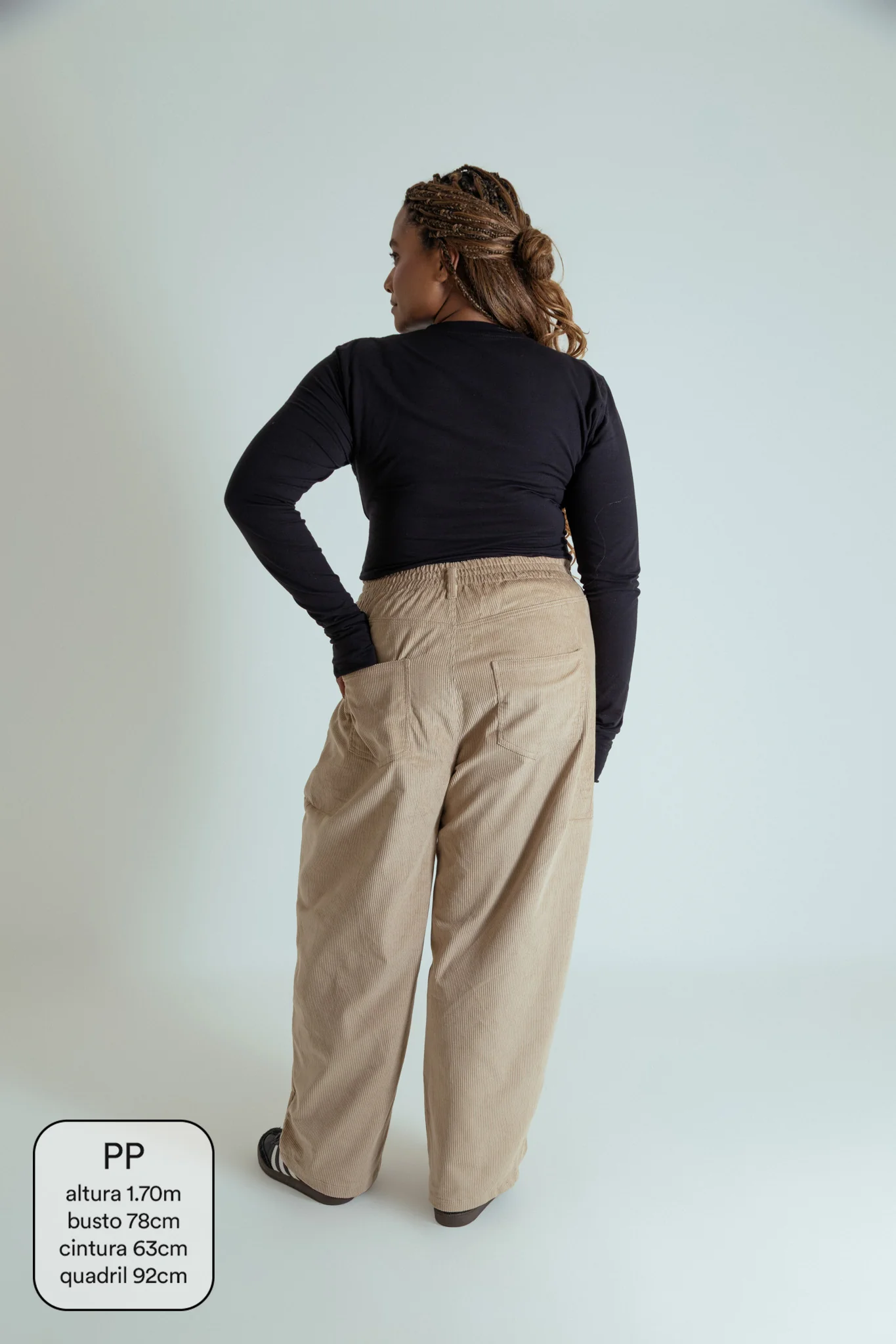calça charme cotelê canelada algodão - Image 16