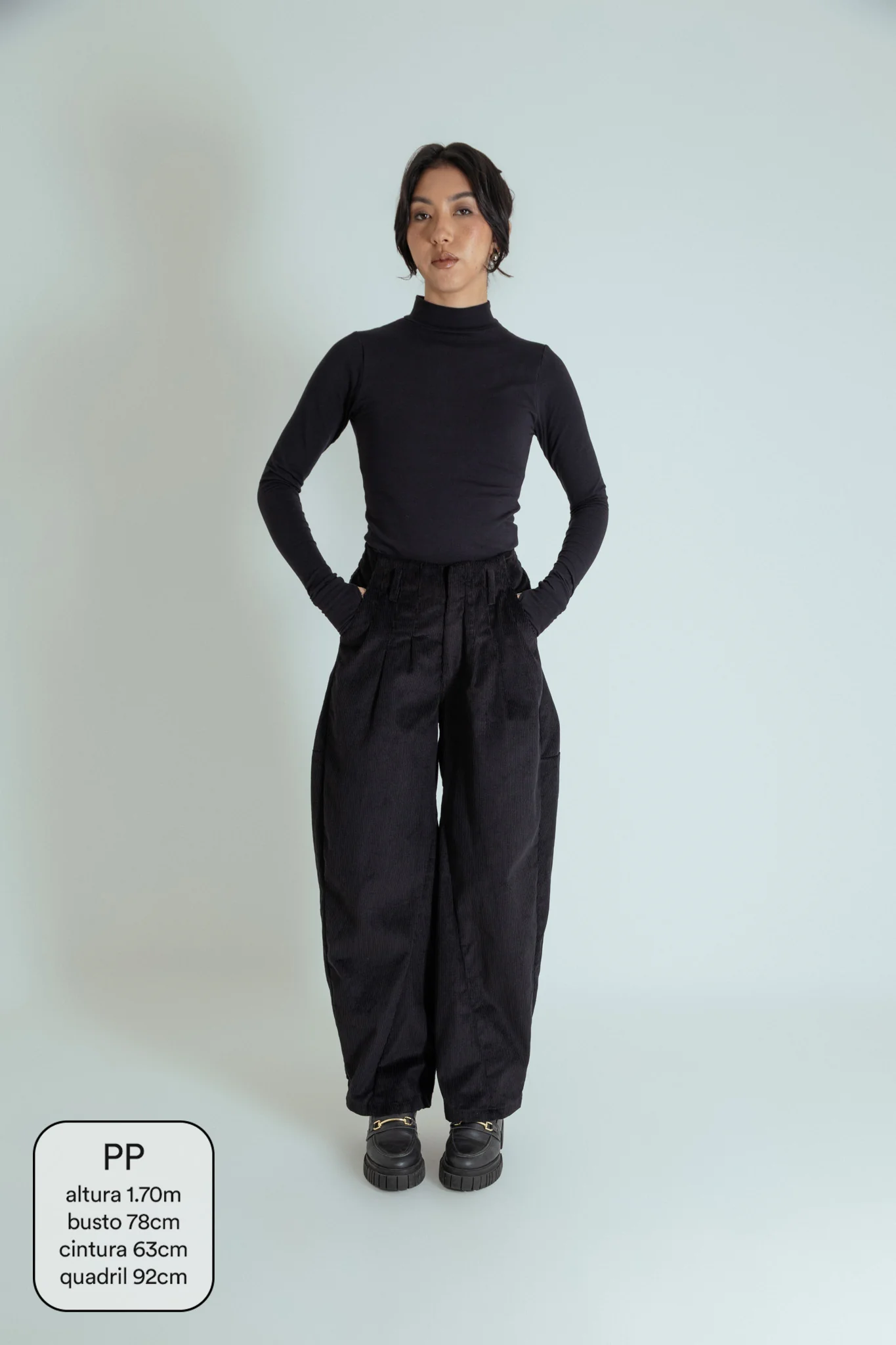 calça charme cotelê canelada algodão - Image 7