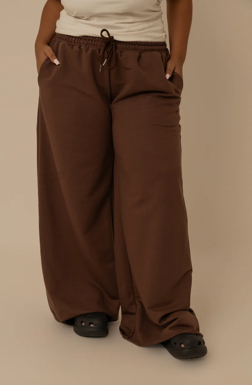 calça de moletom cozy wide | calça de moletom feminina ampla com bolsos grandes - Image 4