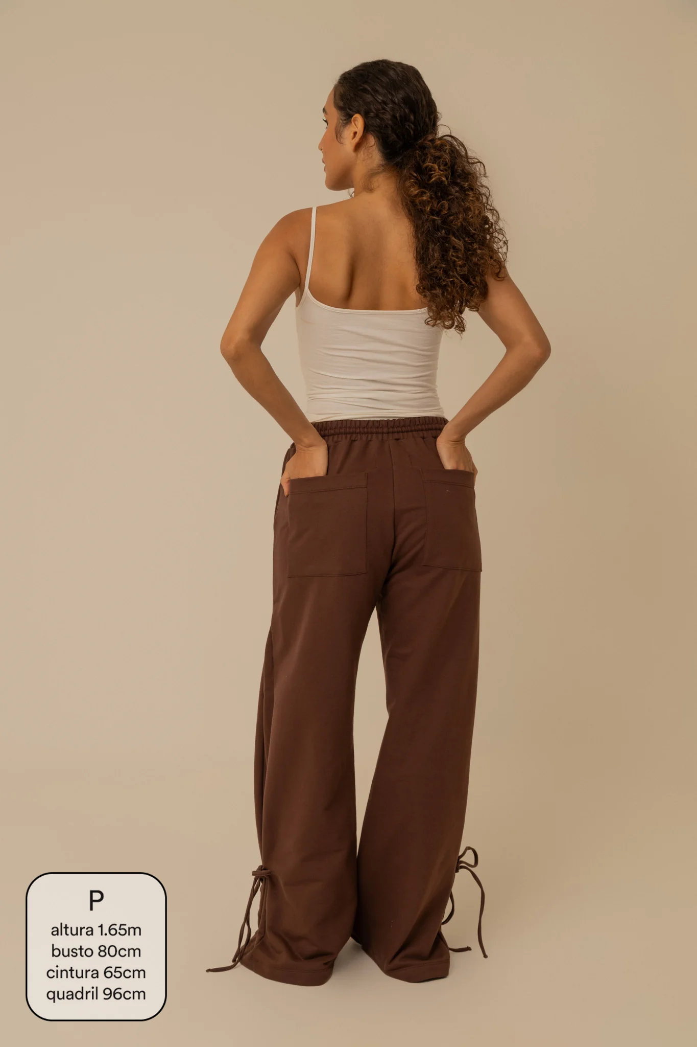calça de moletom laço cozy | calça de moletom feminina com amarração e bolsos grandes - Image 13