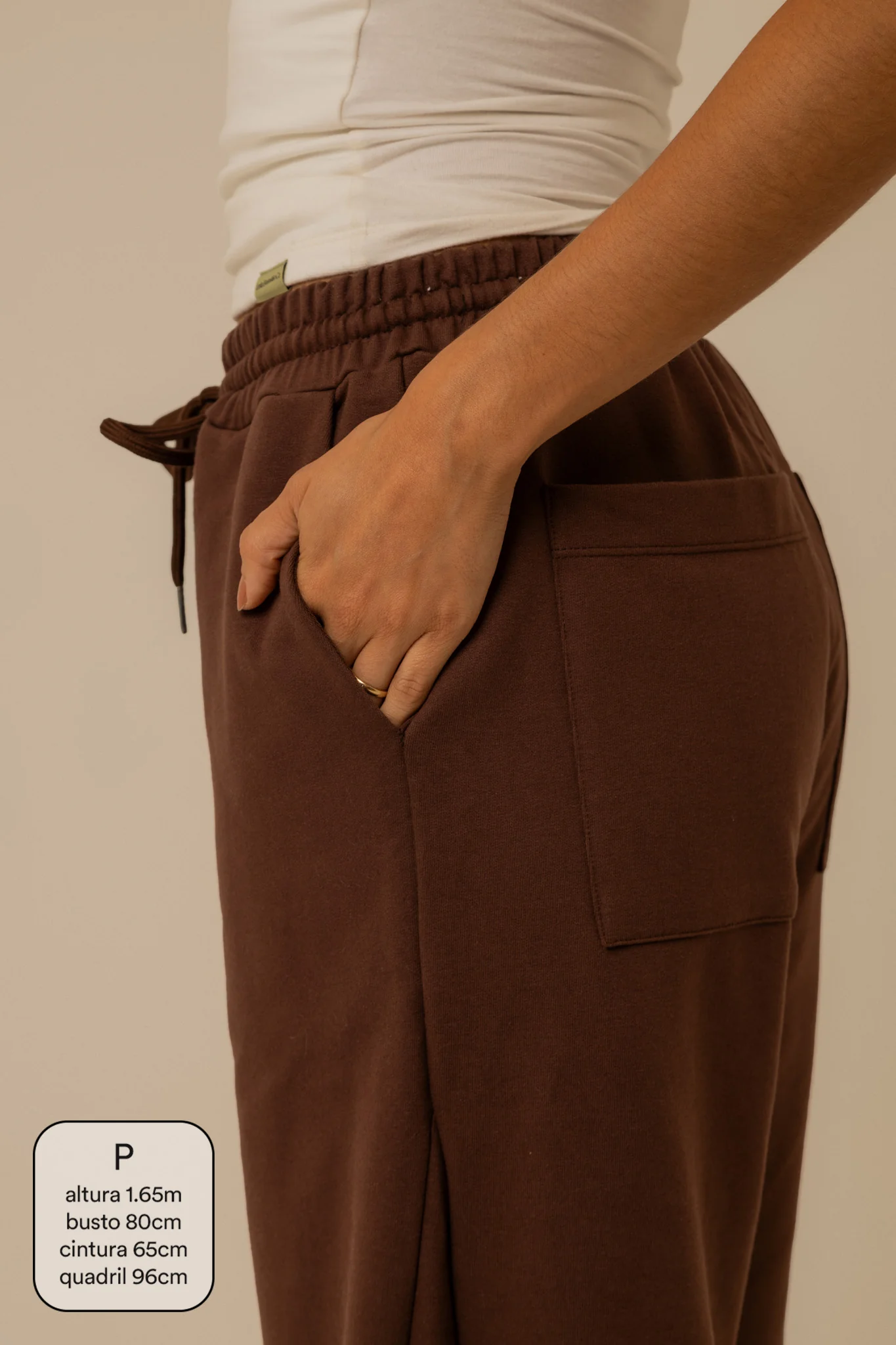 calça de moletom laço cozy | calça de moletom feminina com amarração e bolsos grandes - Image 17