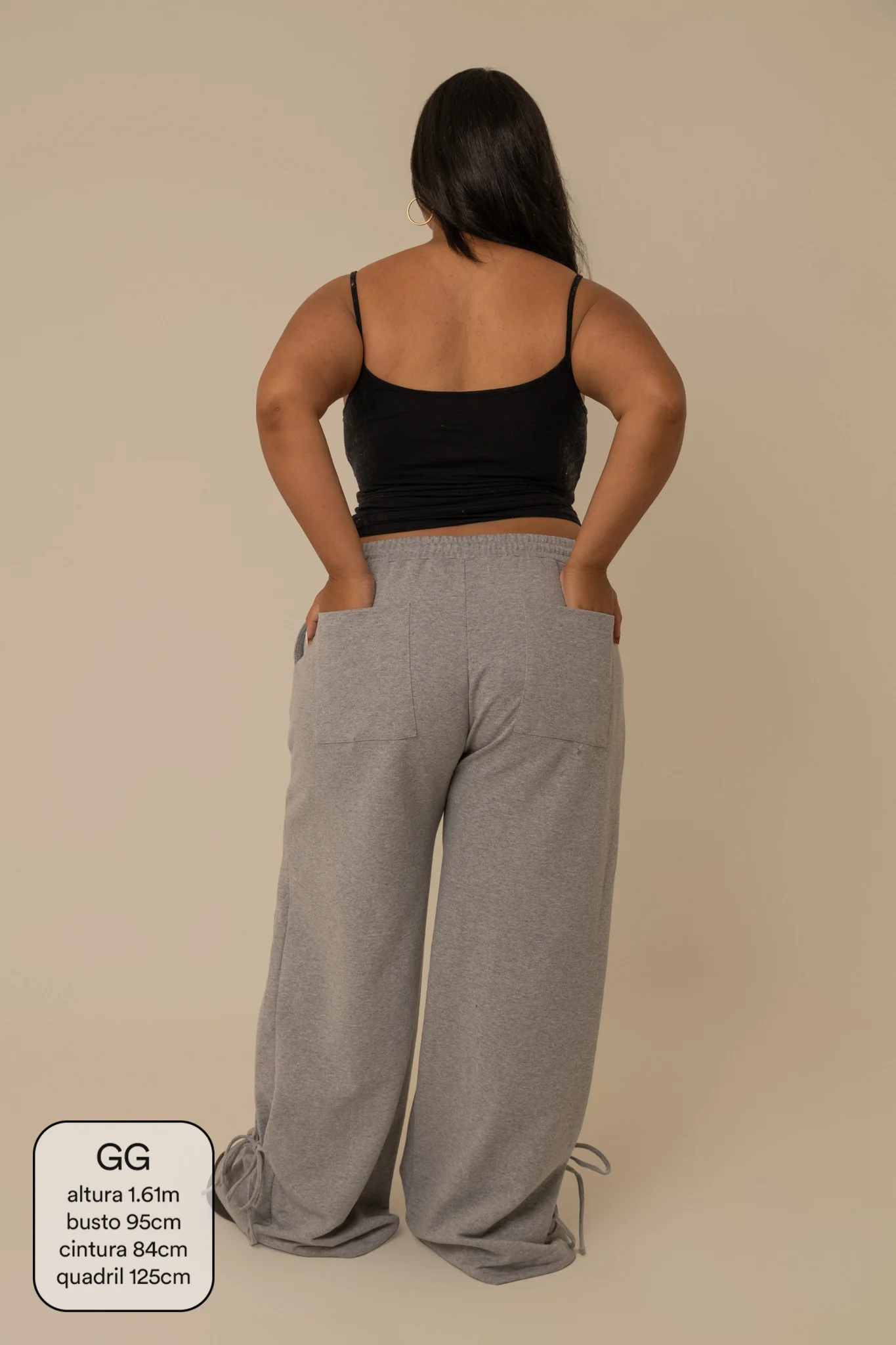 calça de moletom laço cozy | calça de moletom feminina com amarração e bolsos grandes - Image 25