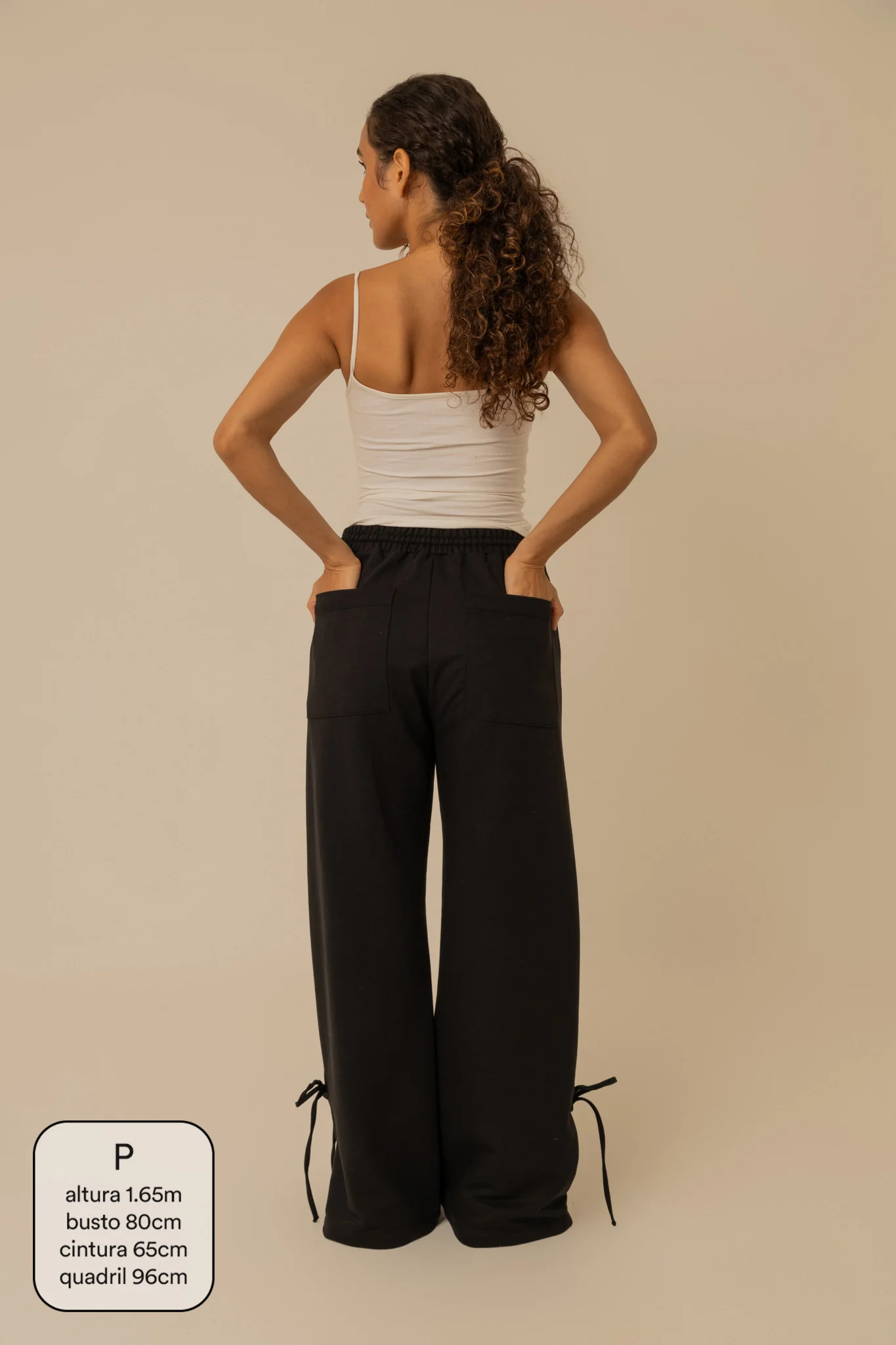 calça de moletom laço cozy | calça de moletom feminina com amarração e bolsos grandes - Image 26