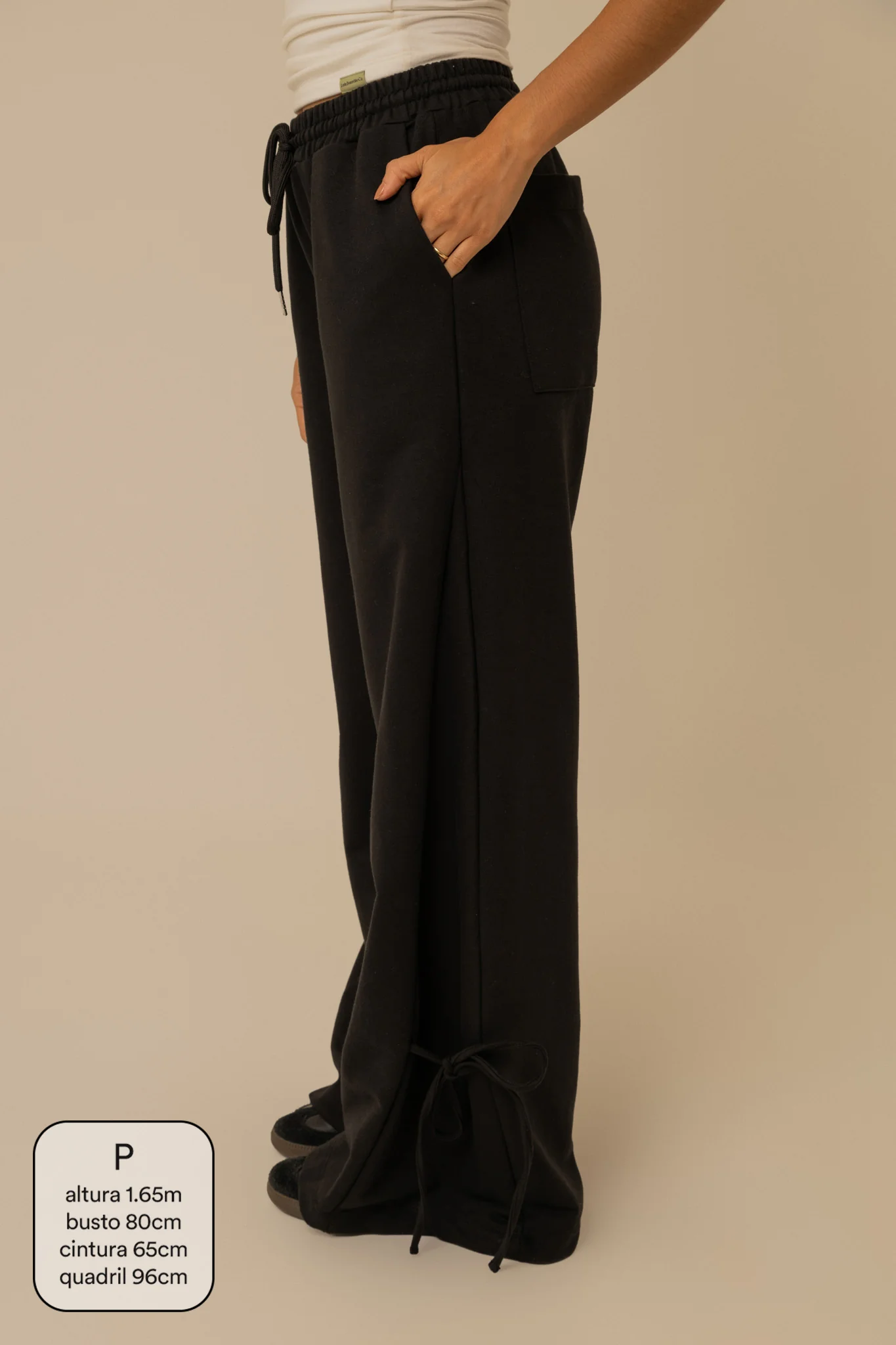 calça de moletom laço cozy | calça de moletom feminina com amarração e bolsos grandes - Image 27