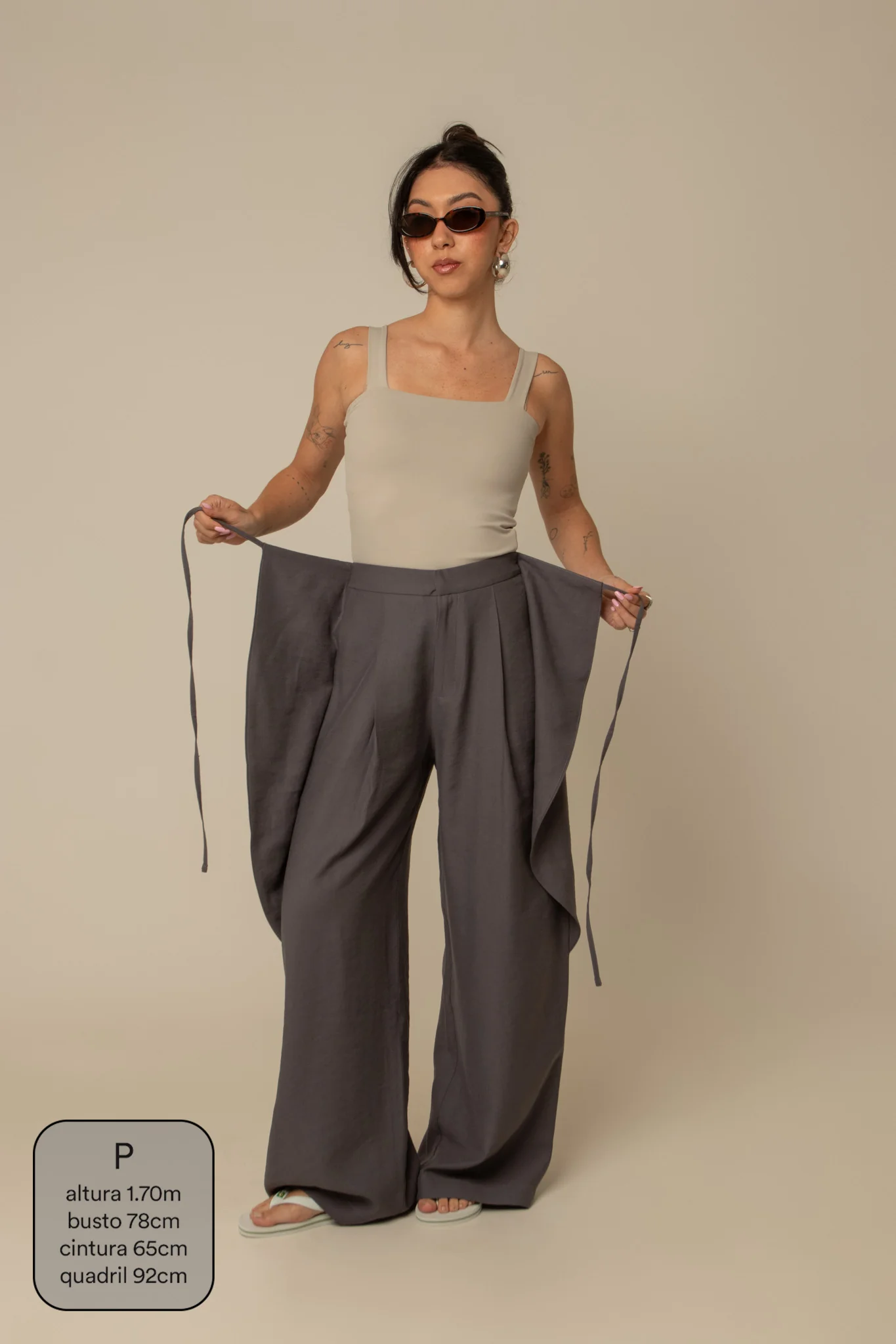 calça guapa | calça alfaiataria amarração - Image 18