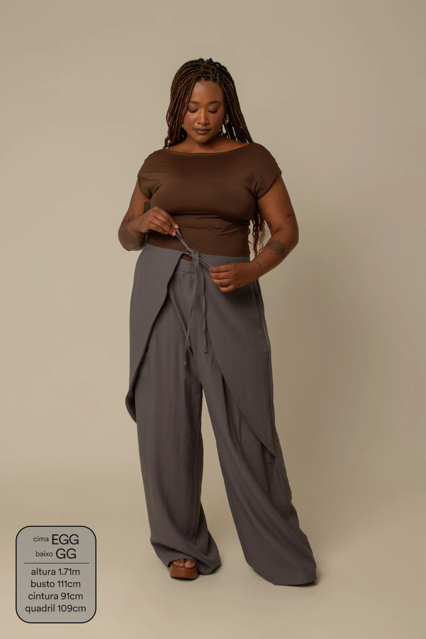 calça guapa | calça alfaiataria amarração - Image 34