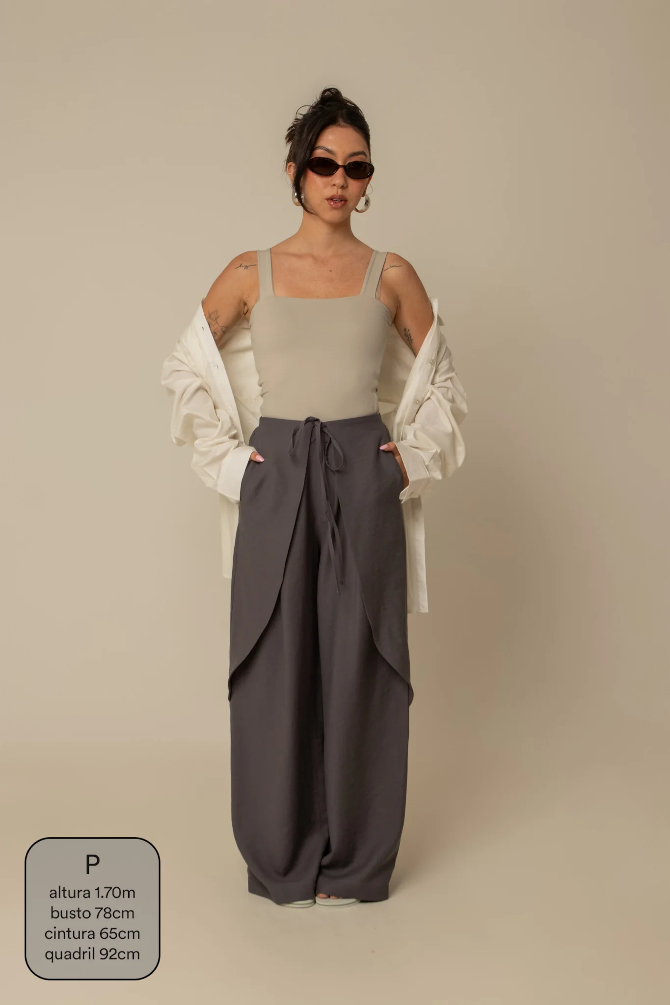 calça guapa | calça alfaiataria amarração - Image 38