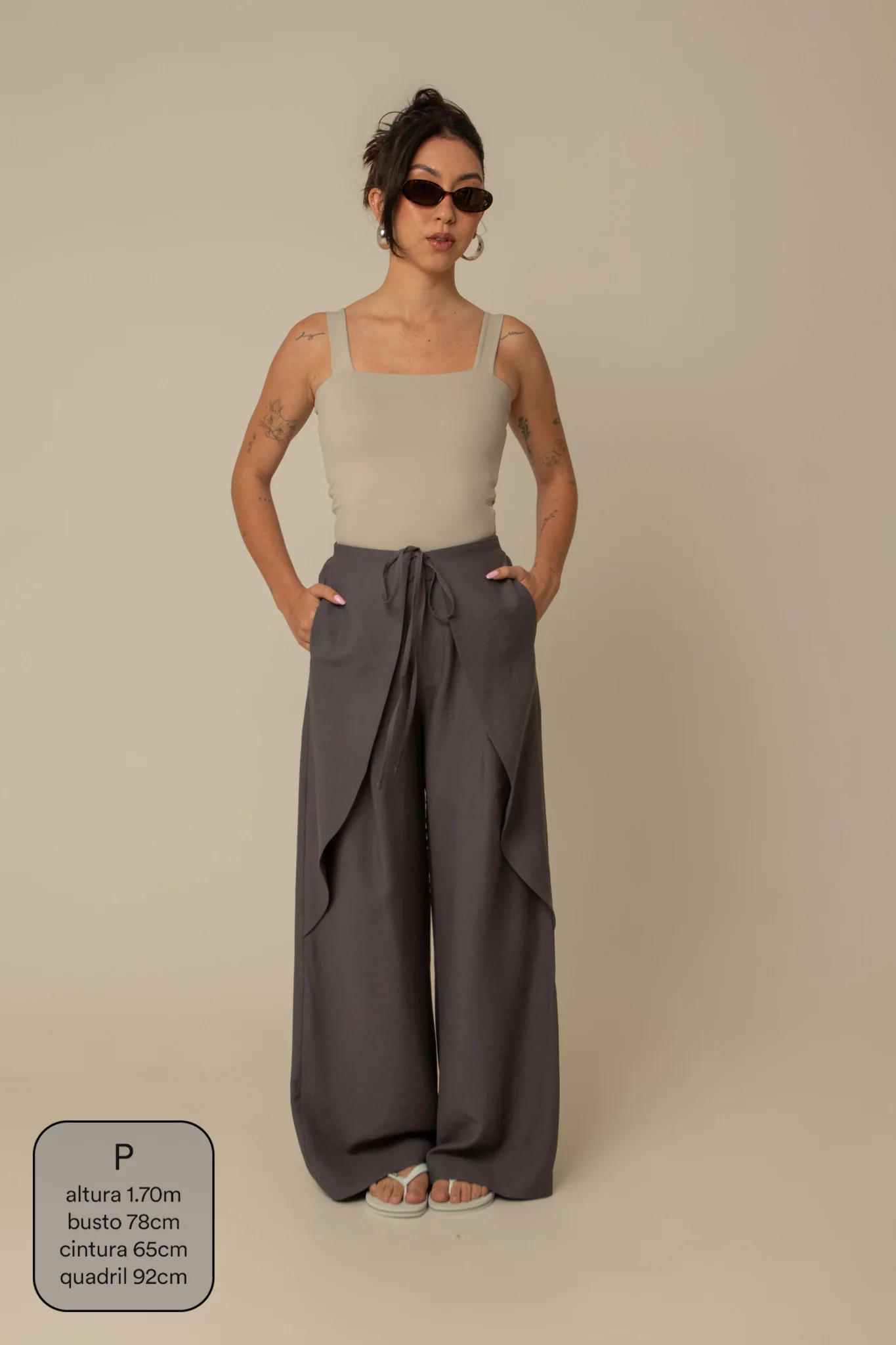 calça guapa | calça alfaiataria amarração - Image 40