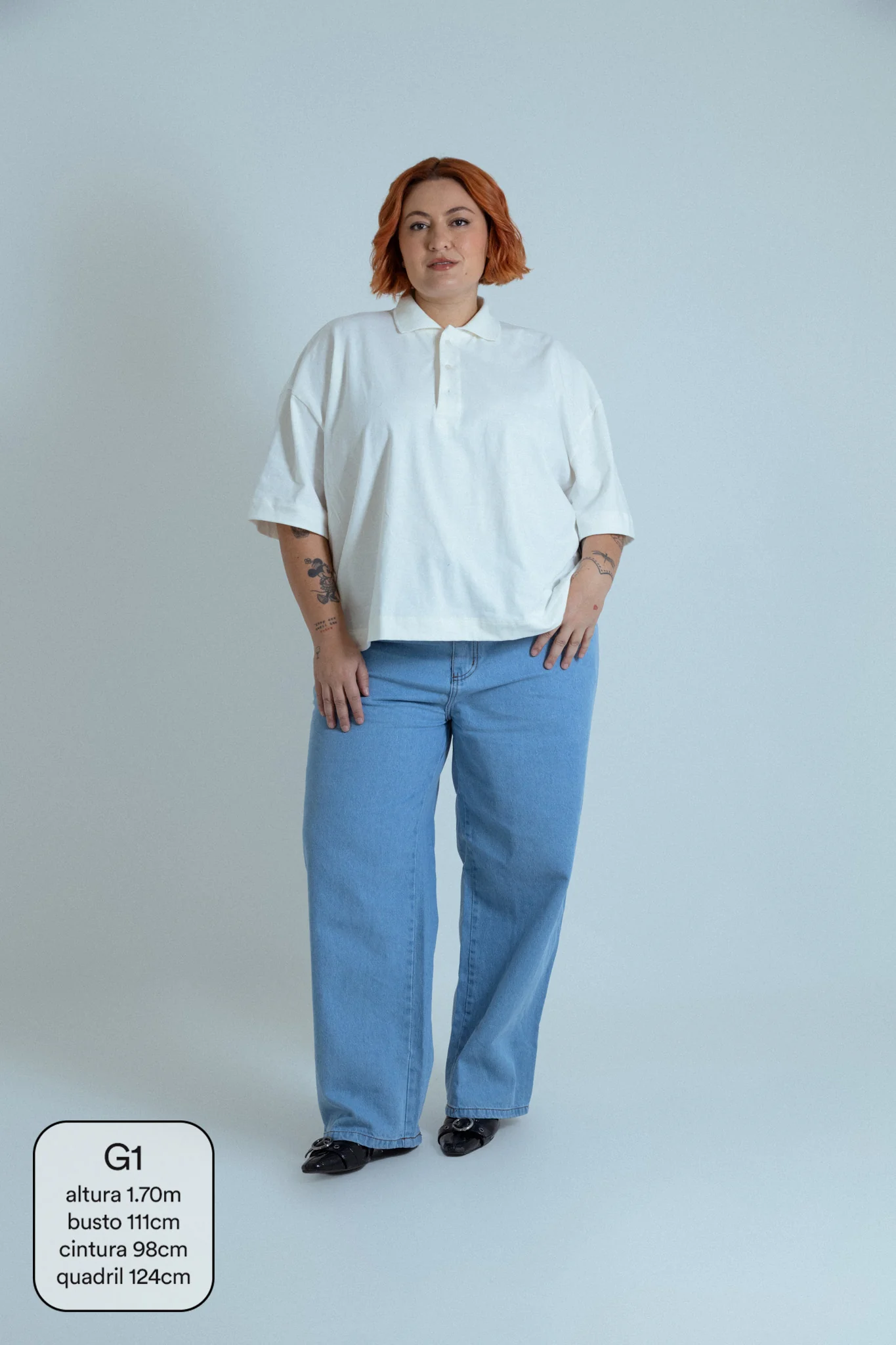 calça jeans ajustável mom light blue - Image 10