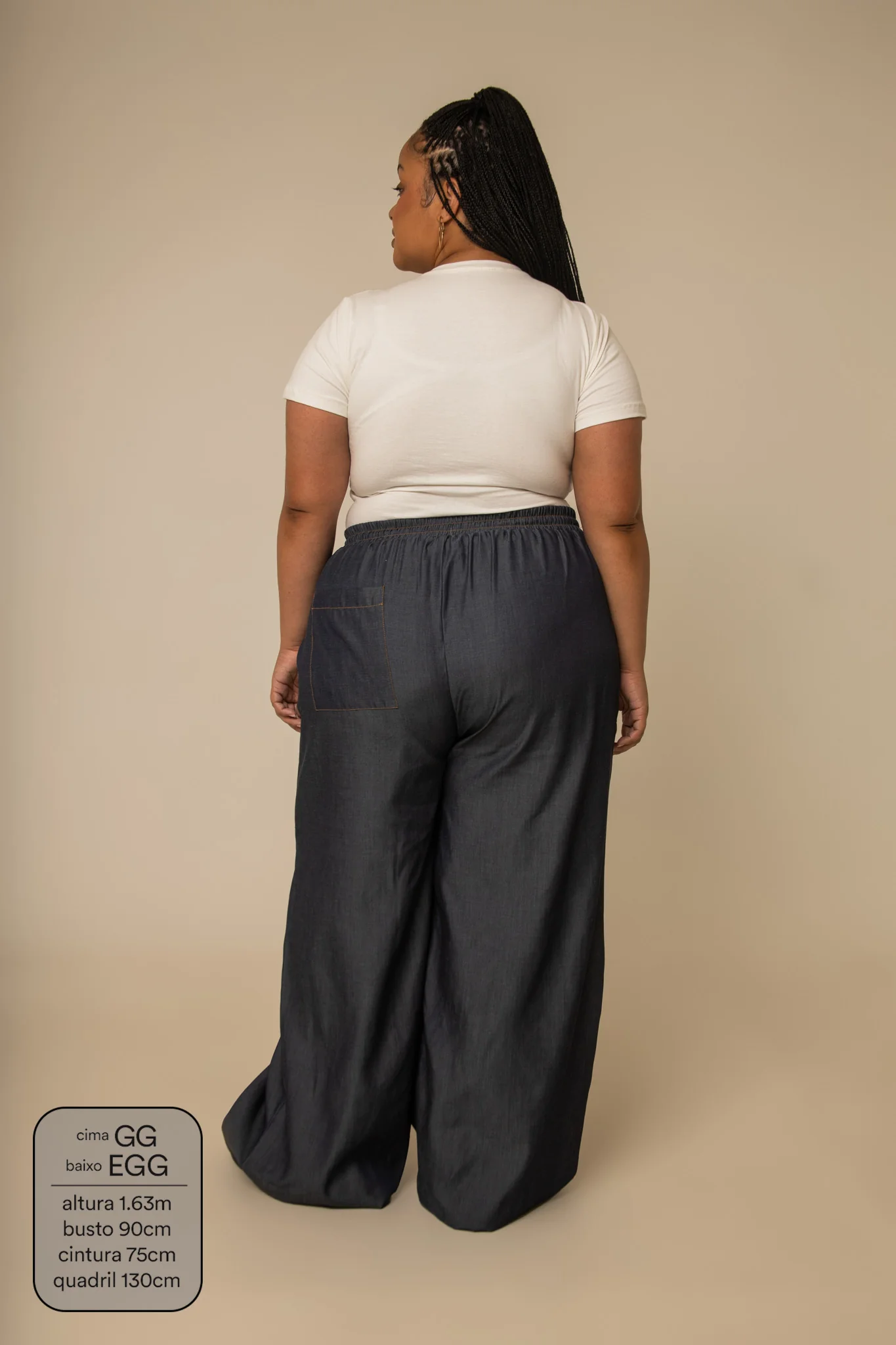 calça jeans levinha wide indigo blue - Image 10