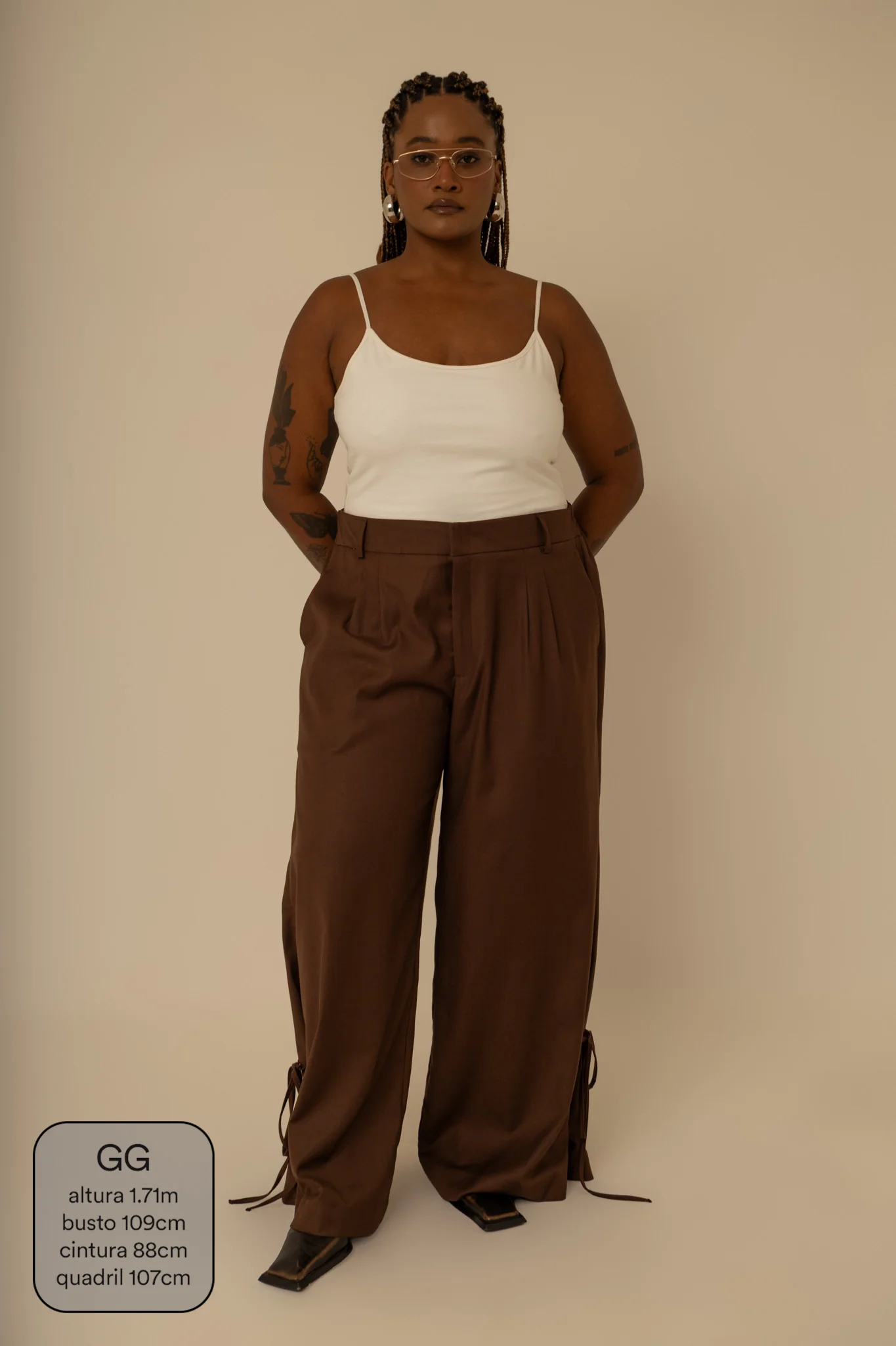 calça laço | calça alfaiataria com amarração na barra - Image 12