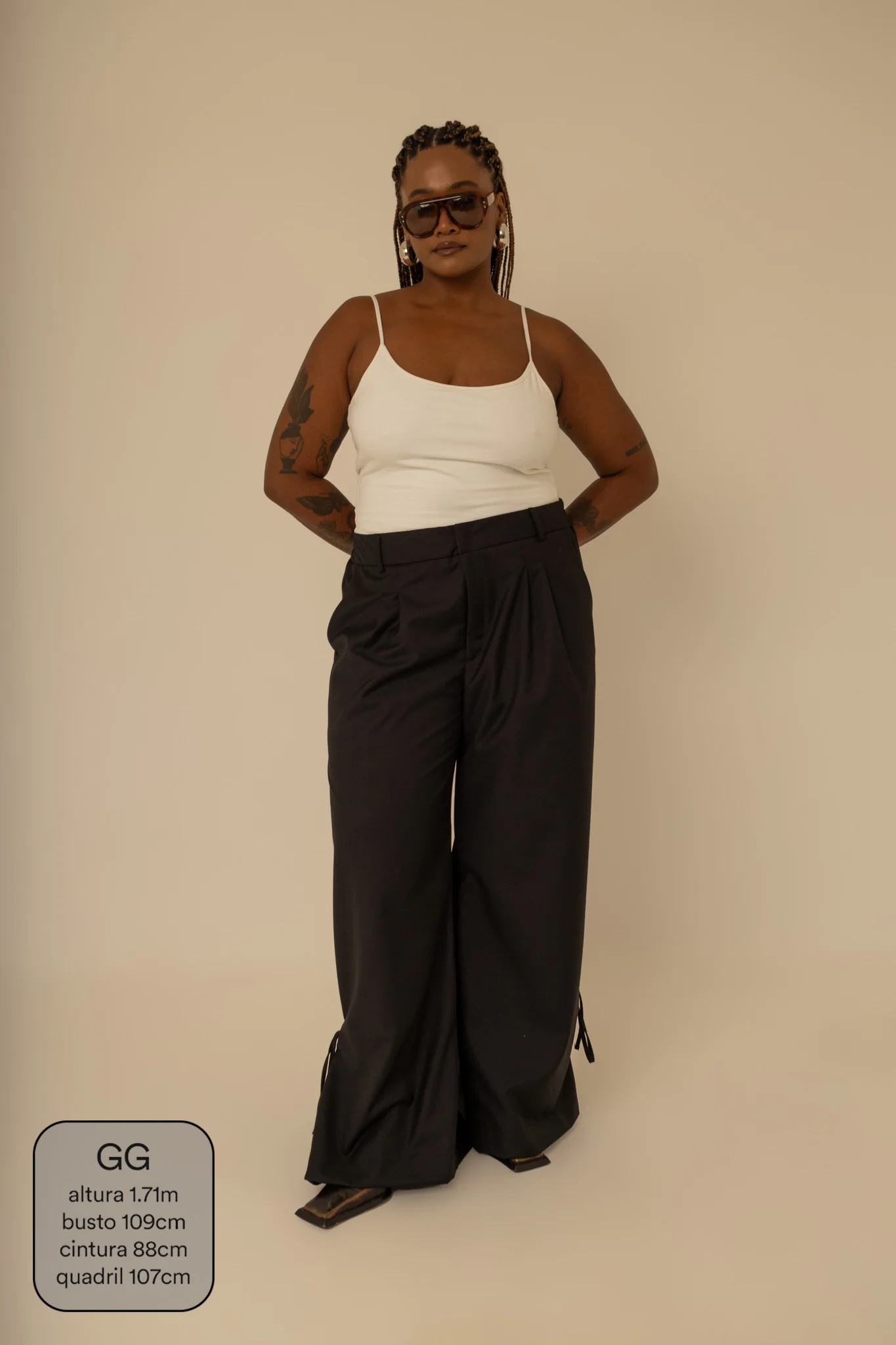 calça laço | calça alfaiataria com amarração na barra - Image 19