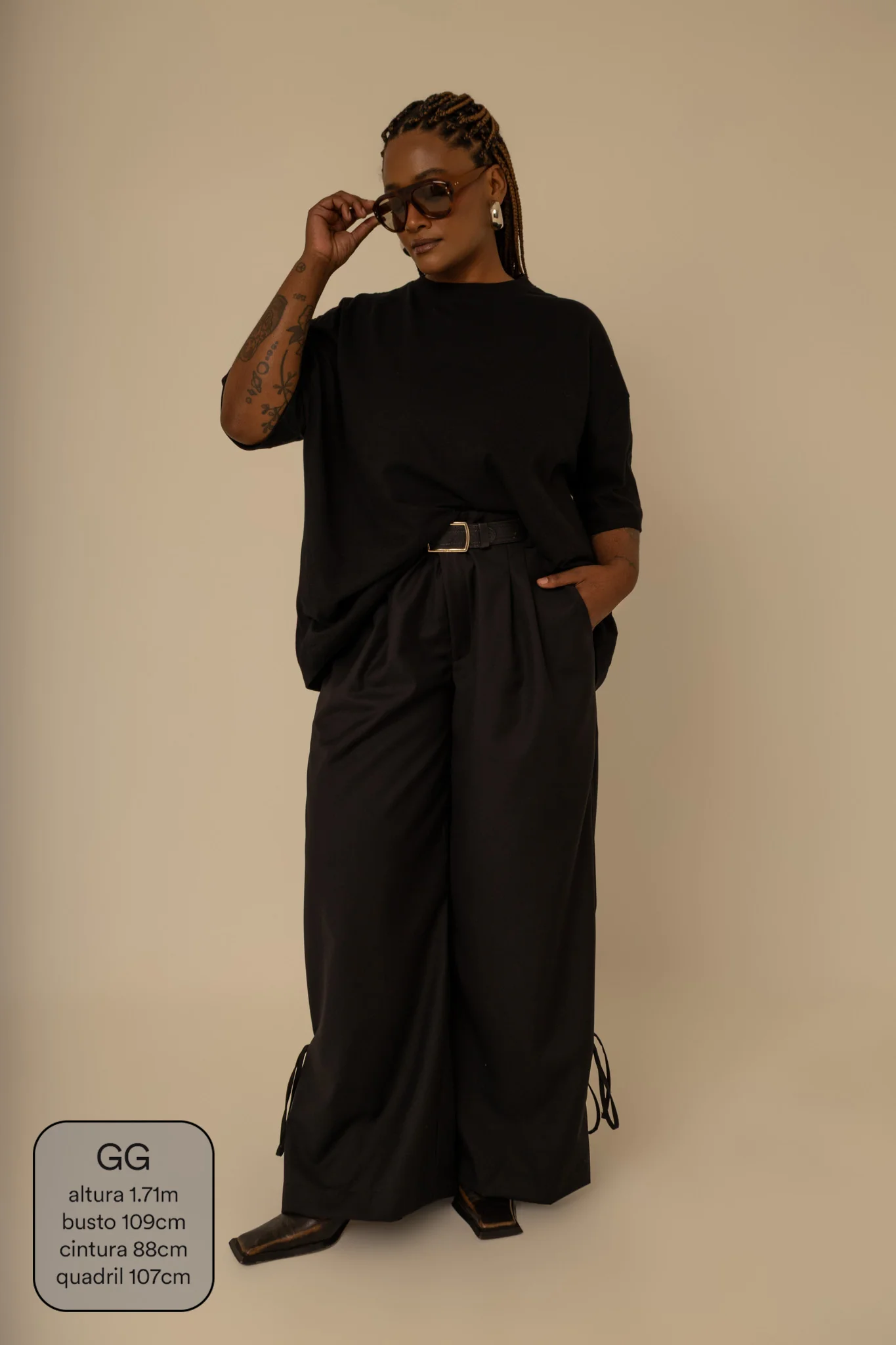 calça laço | calça alfaiataria com amarração na barra - Image 25