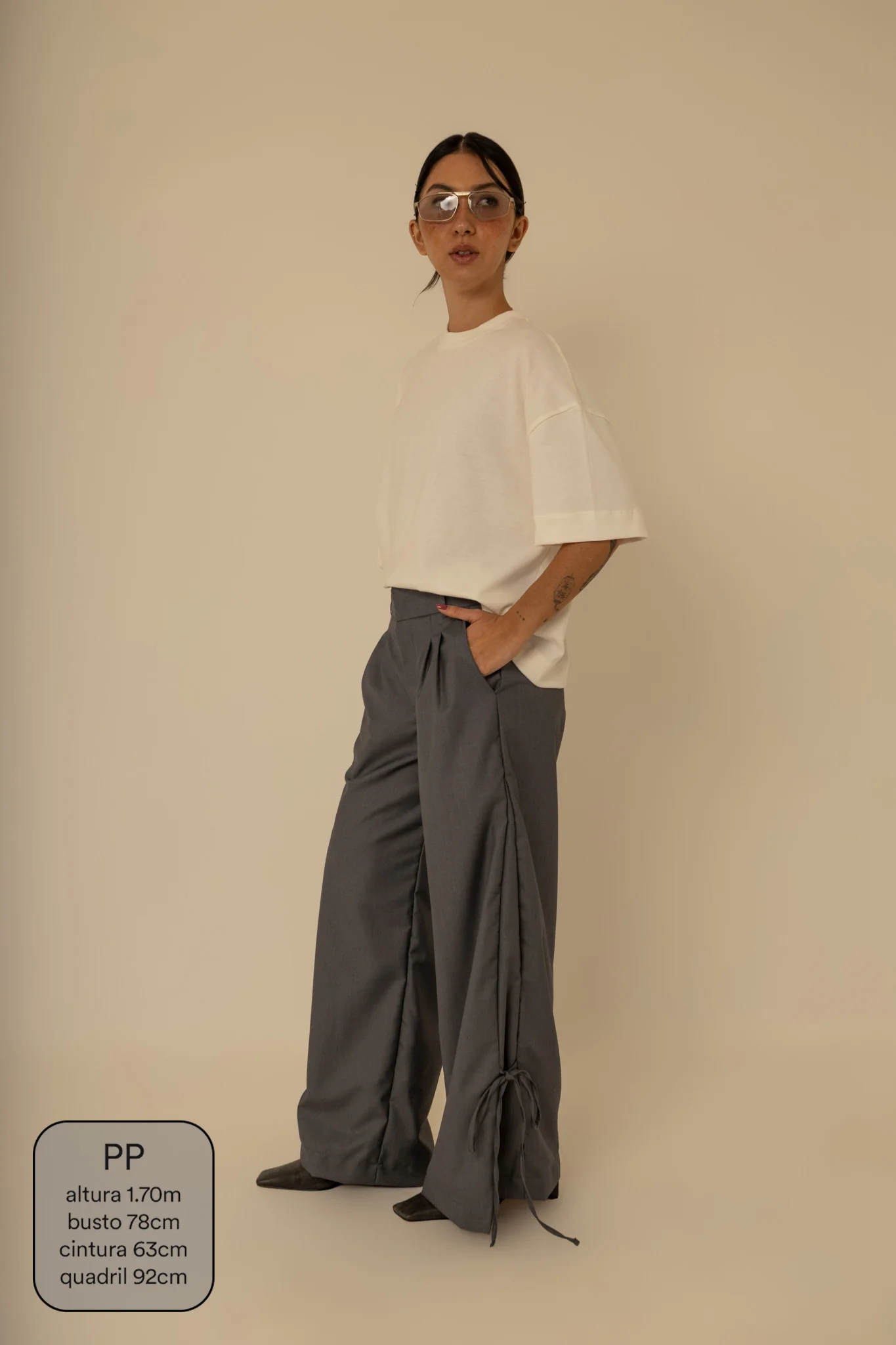 calça laço | calça alfaiataria com amarração na barra - Image 26