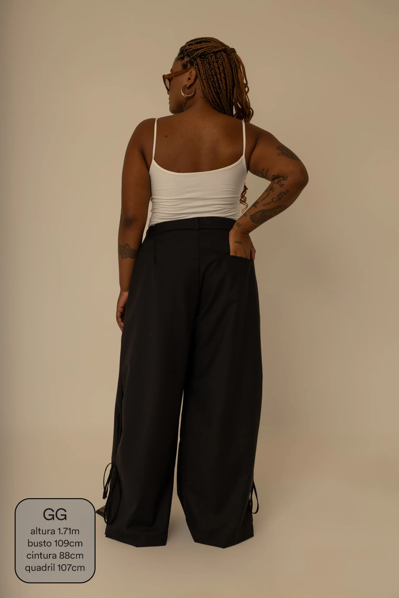calça laço | calça alfaiataria com amarração na barra - Image 32