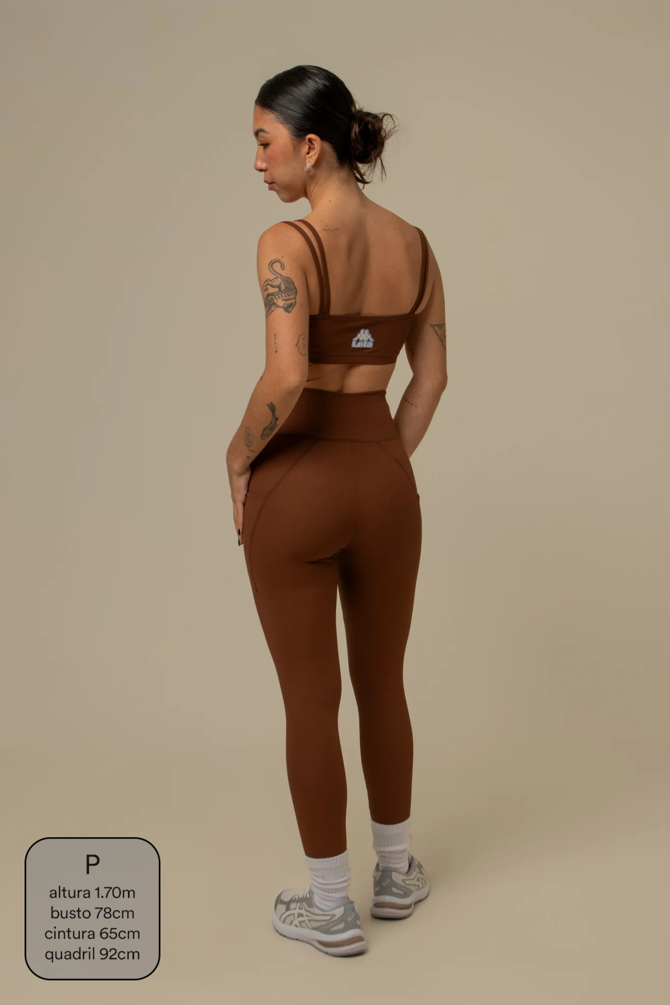 calça legging canelada gym lela & kappa - Image 13