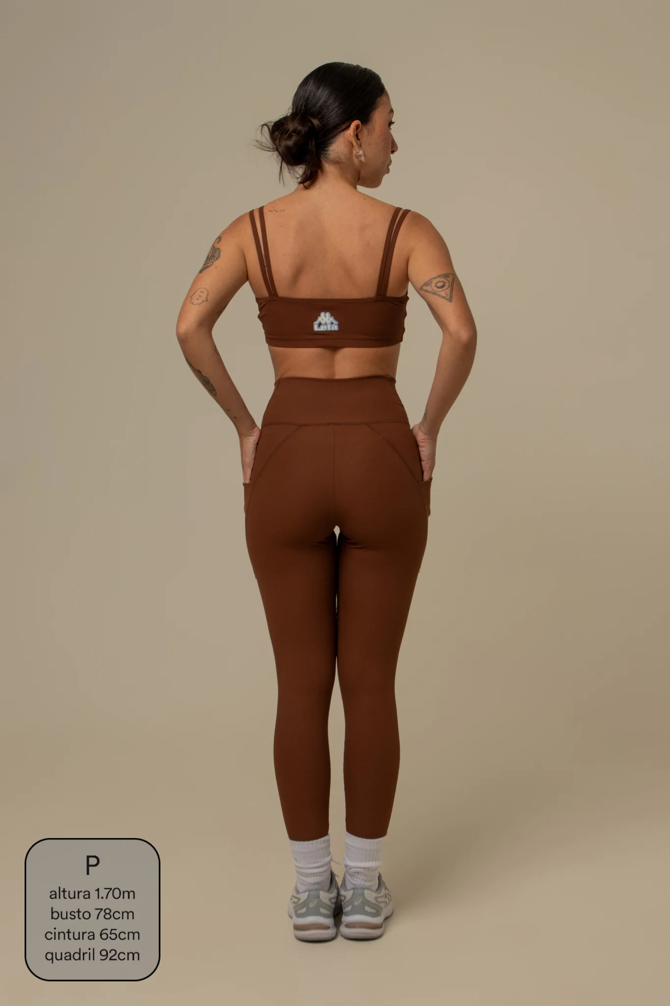 calça legging canelada gym lela & kappa - Image 17