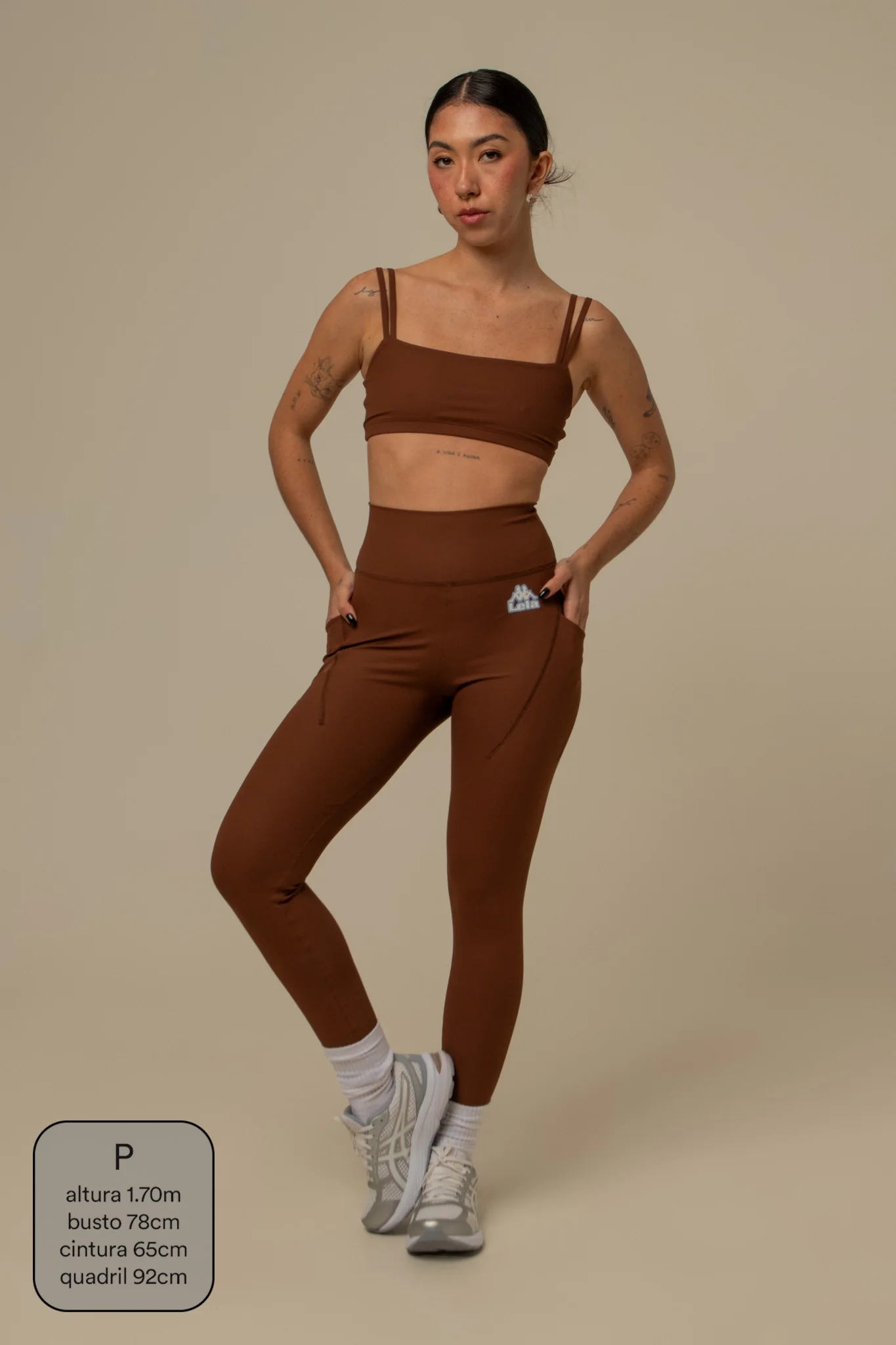 calça legging canelada gym lela & kappa - Image 19