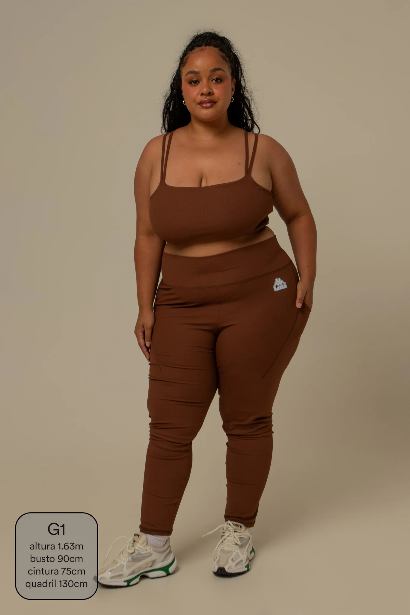 calça legging canelada gym lela & kappa - Image 6