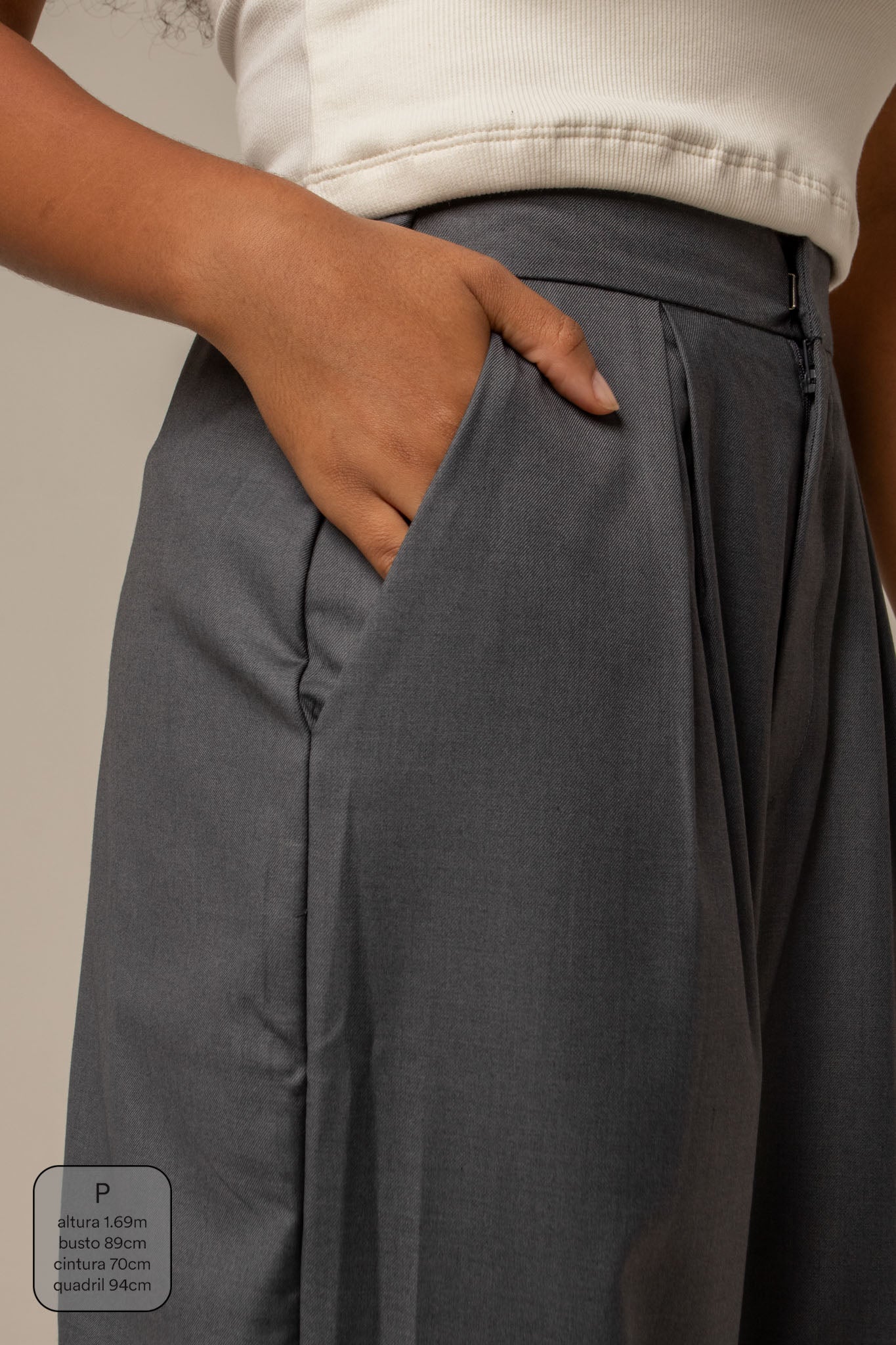 calça-saia de alfaiataria chefa - Image 19