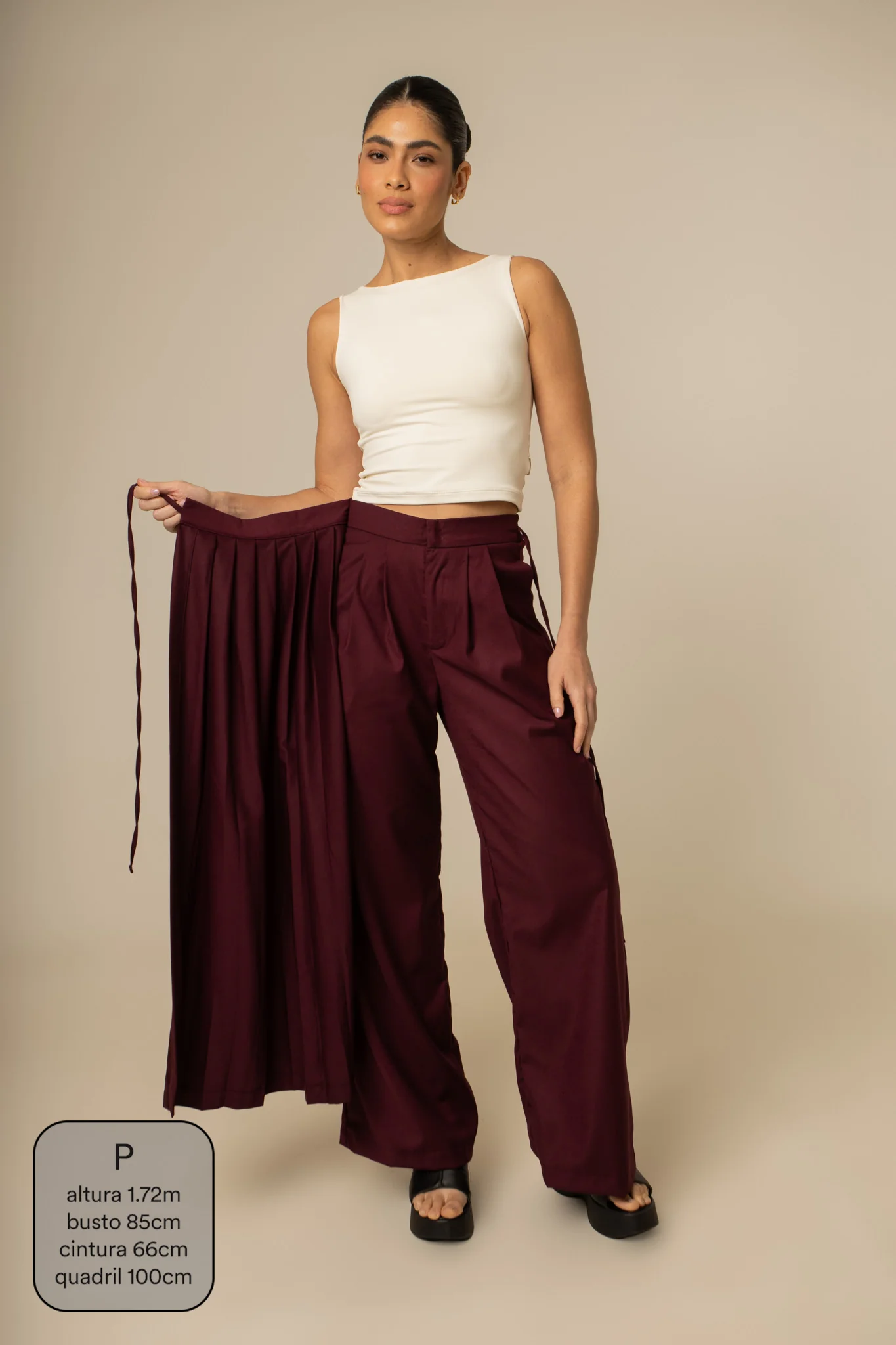 calça saia plissada collab frida & lela - Image 6