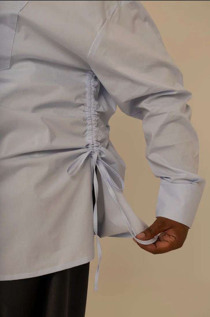camisa laço chefa | camisa de algodão ajustável - Image 17