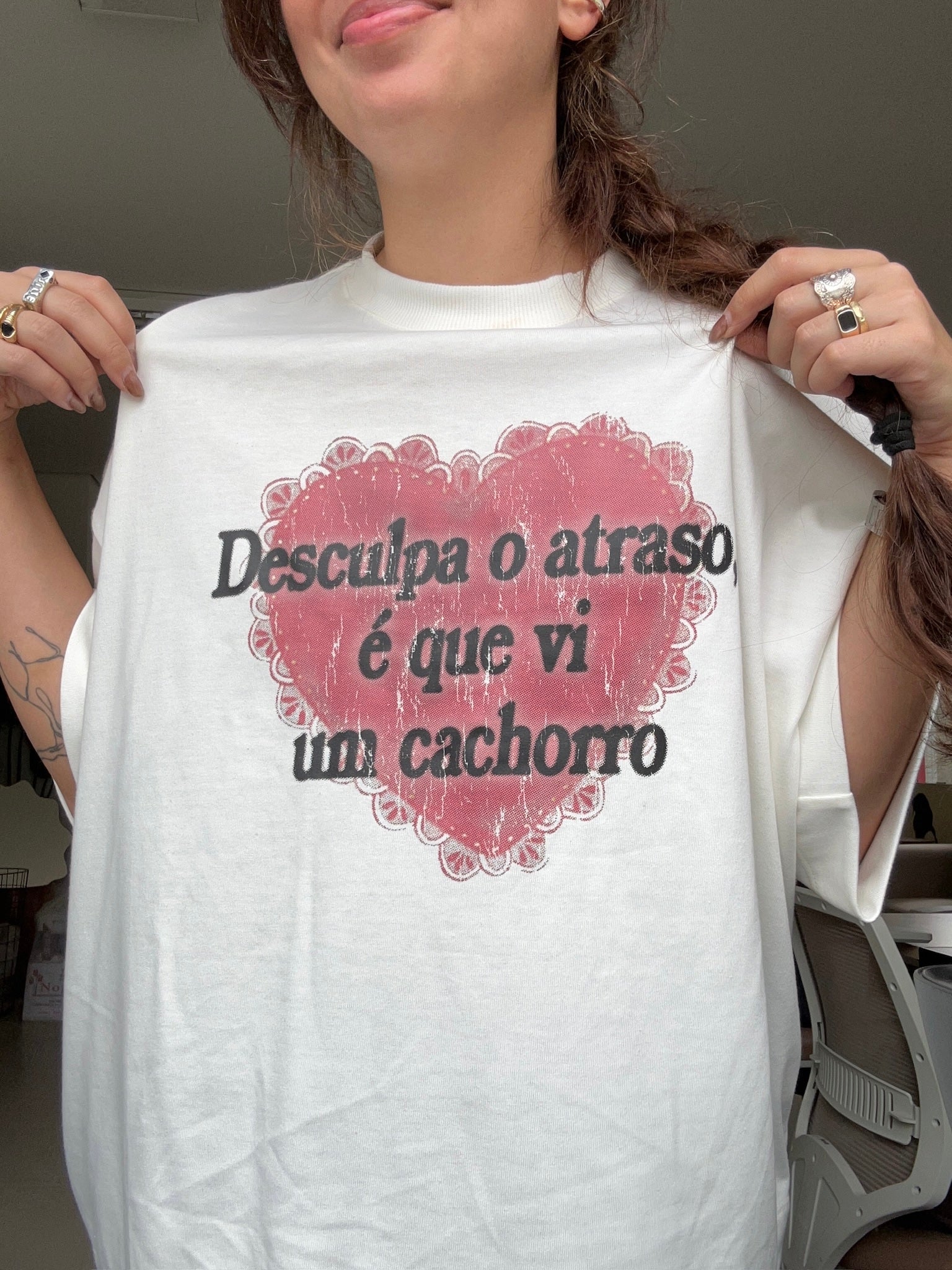 camisetão desculpa o atraso - Image 3