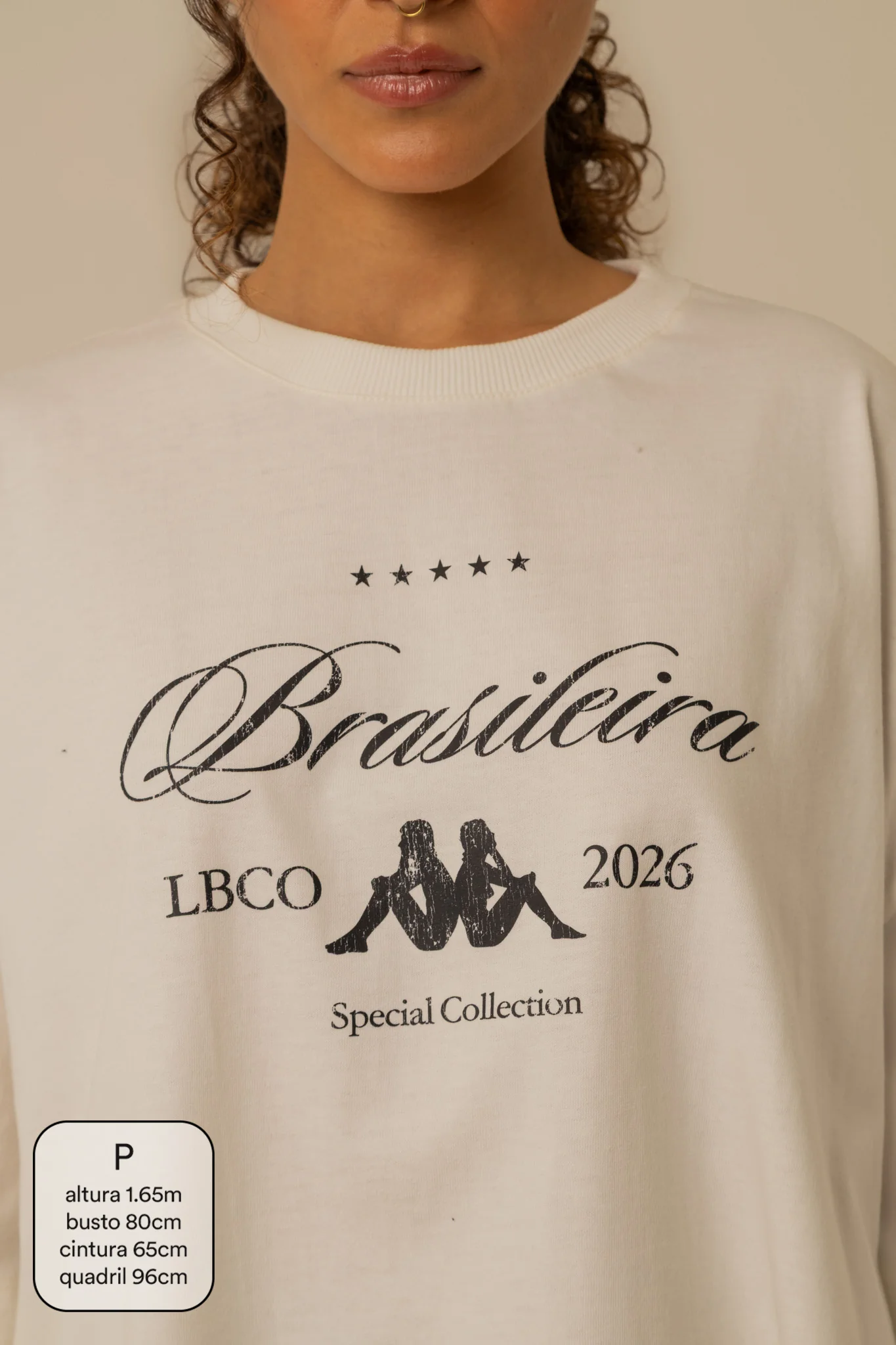 camisetão brasileira minimal lela & kappa | camiseta oversized 100% algodão - Image 3
