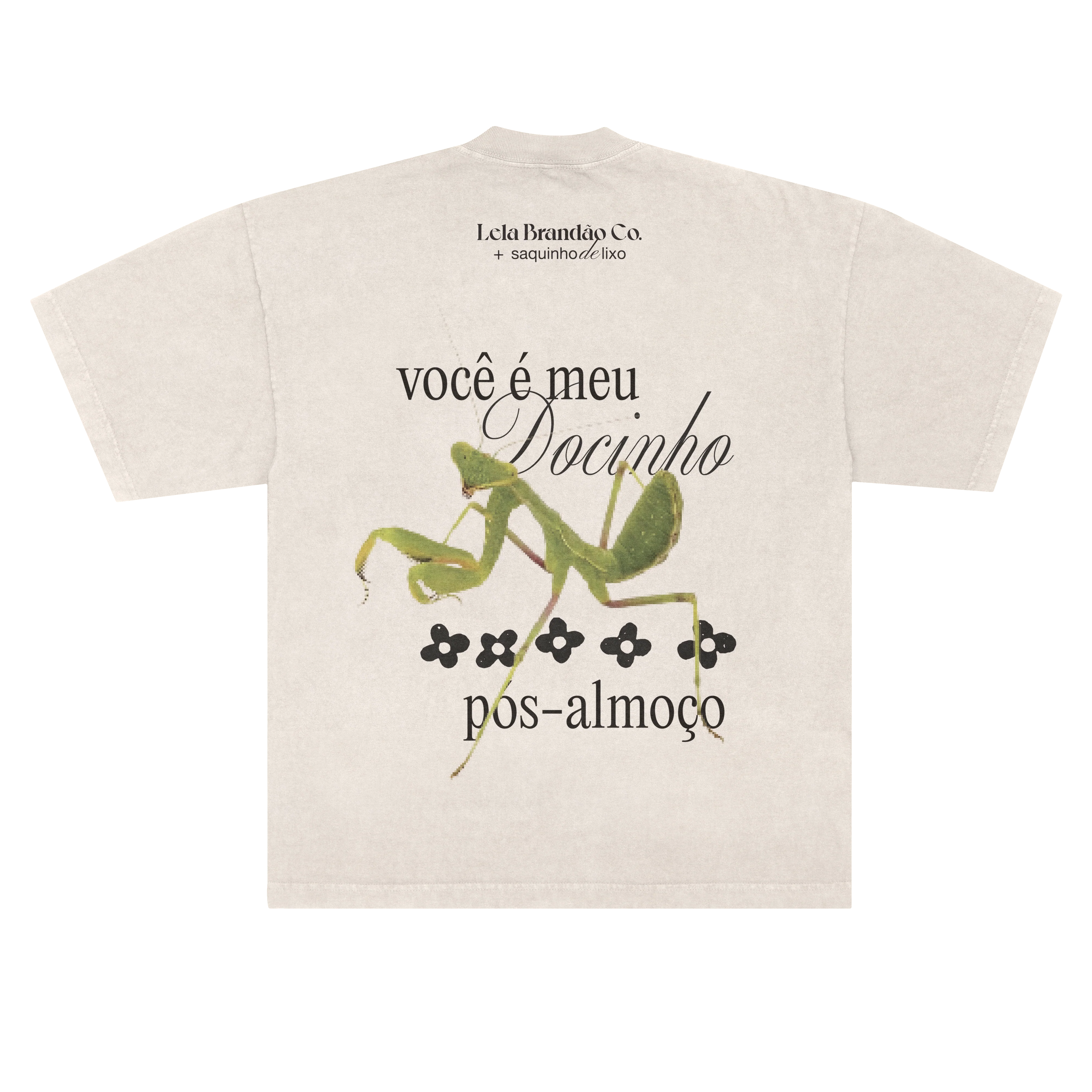 camisetão docinho collab saquinho de lixo