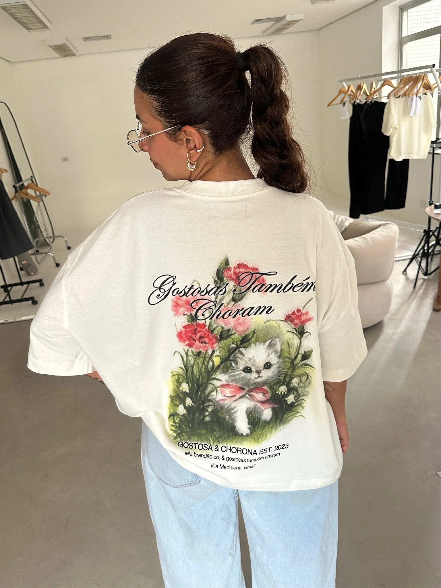 camisetão gostosas também choram gatinho - Image 5