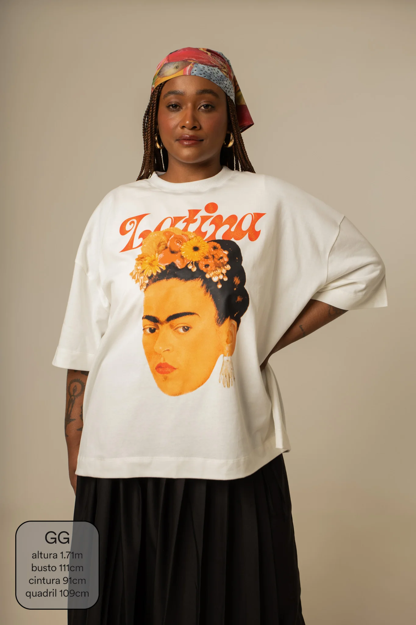camisetão latina collab frida & lela - Image 8