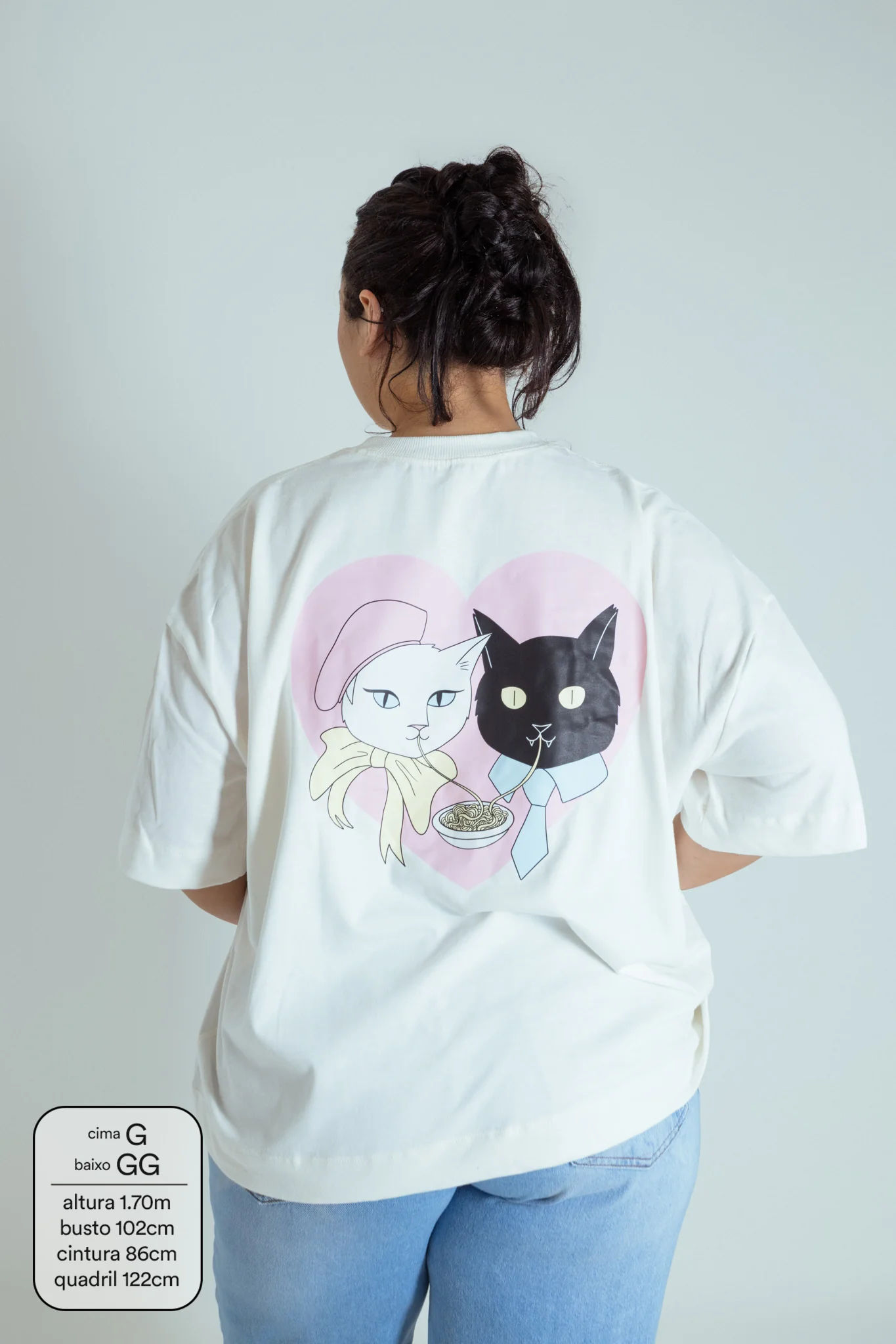 camisetão namorados LUV | camiseta oversized 100% algodão - Image 7