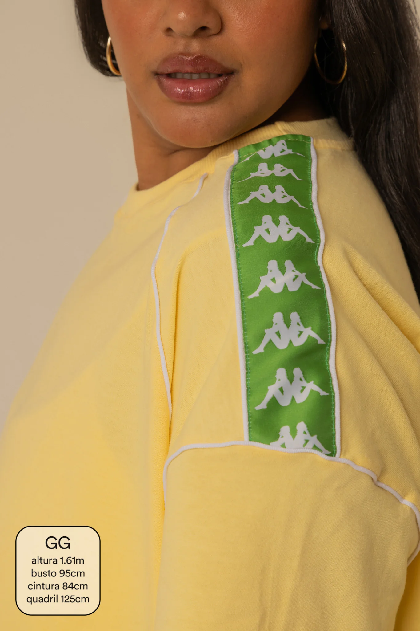 camisetão oversized com recorte lela & kappa - Image 10