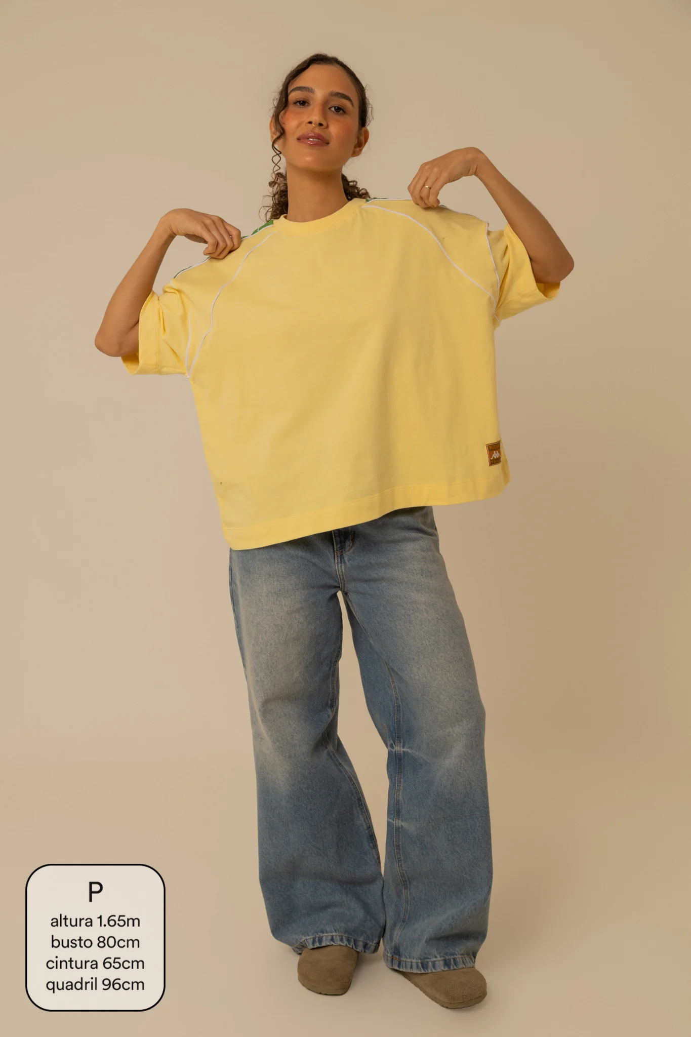 camisetão oversized com recorte lela & kappa - Image 6